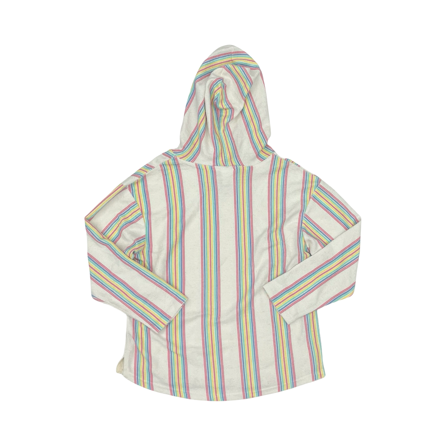 Sweatshirt Hoodie By Clothes Mentor In Cream, Size:S