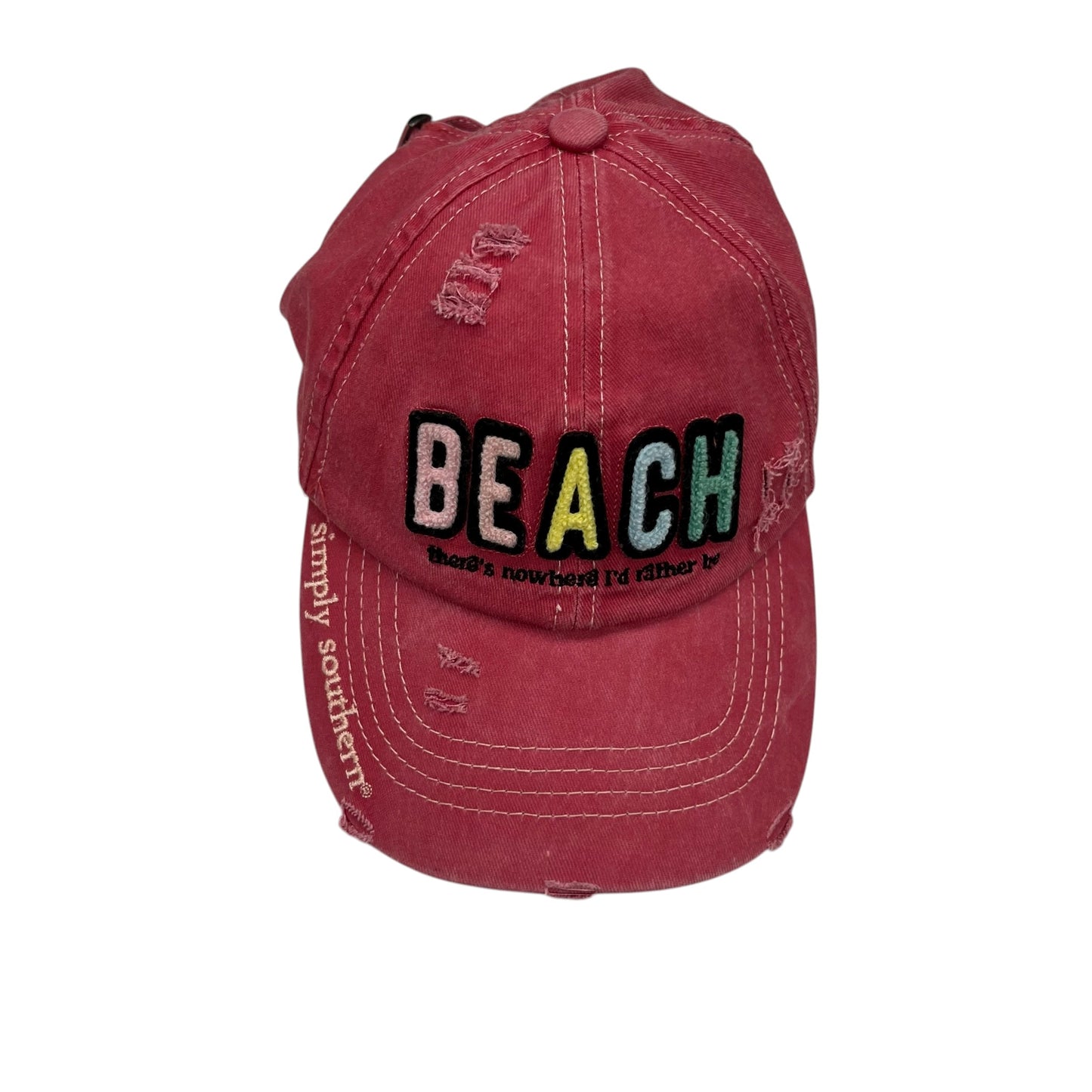 Hat Baseball Cap By Simply Southern In Red