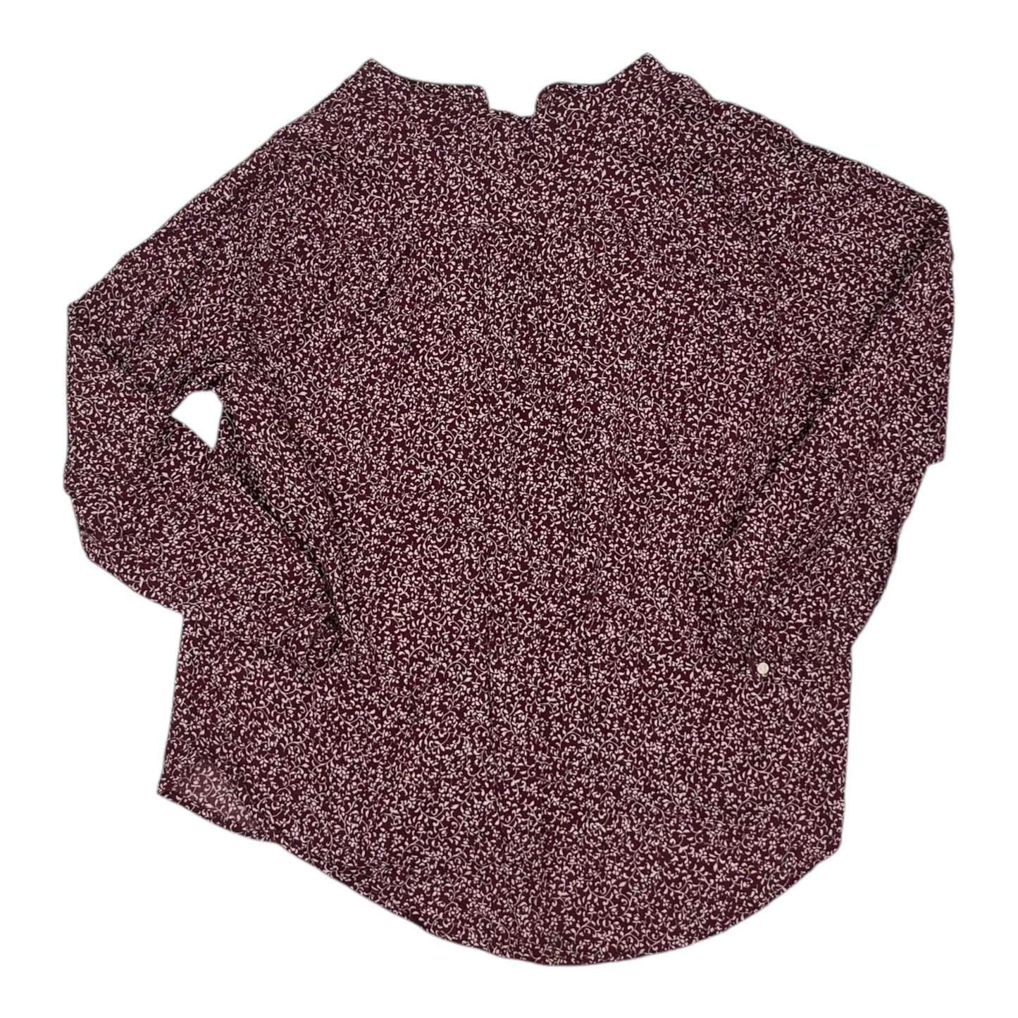 Blouse Ls By Old Navy In Maroon, Size:S