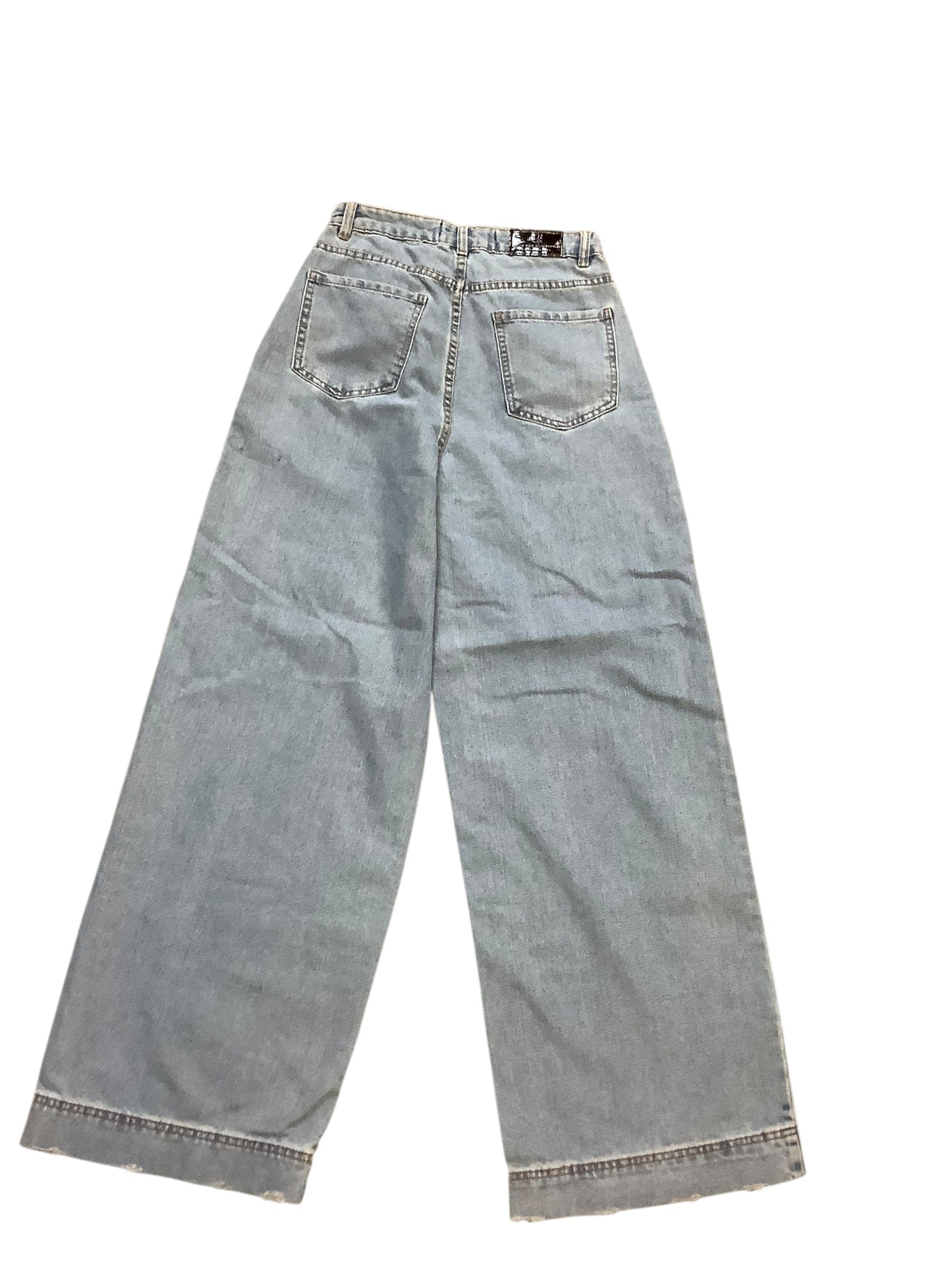 Jeans Wide Leg By Cmb In Blue Denim, Size:2