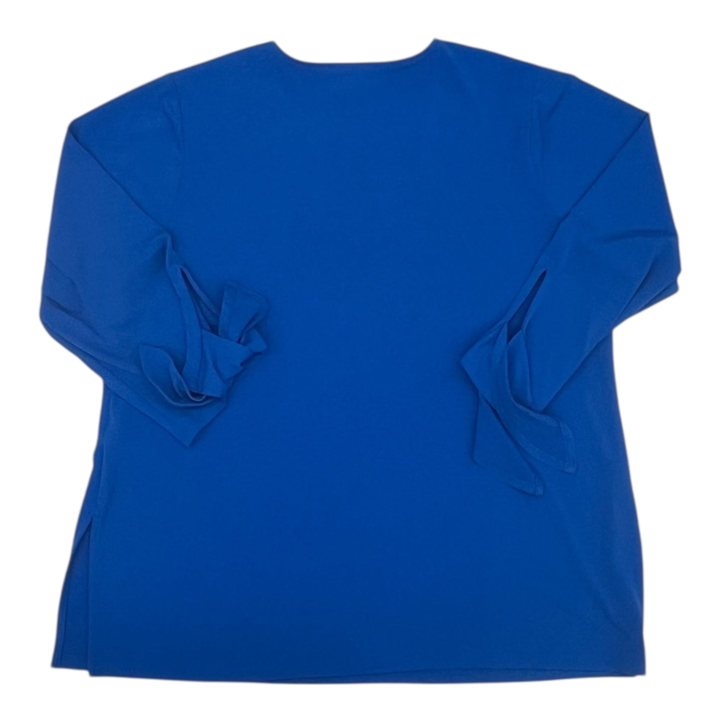 Blouse Designer By Michael Kors In Blue, Size:1X