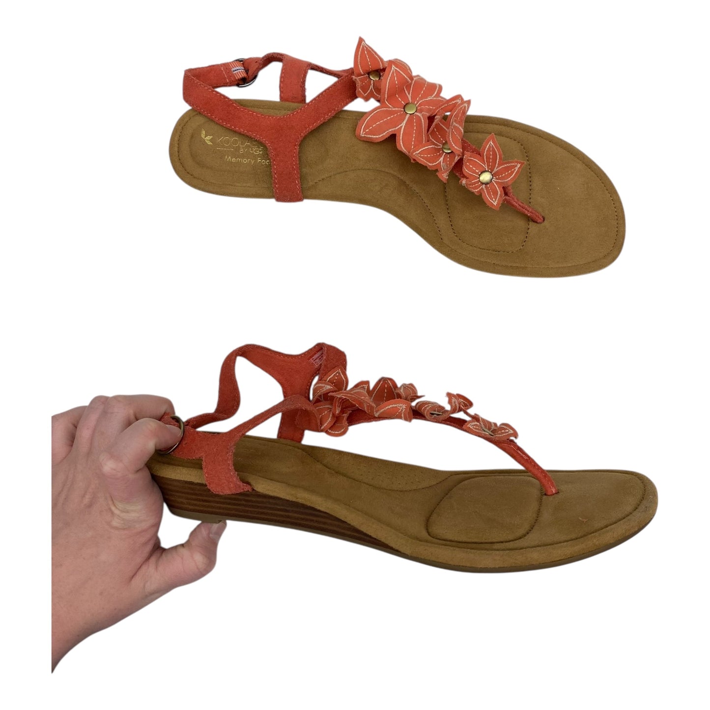 Sandals Flats By Koolaburra By Ugg In Orange, Size:11