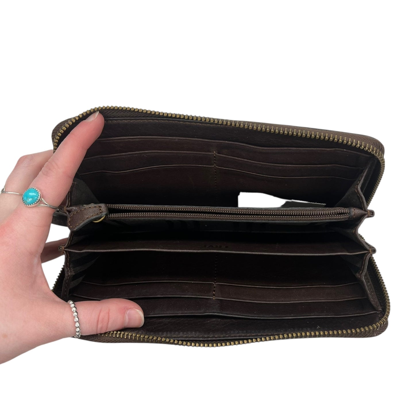 Wallet Designer By Frye In Brown, Size:Large