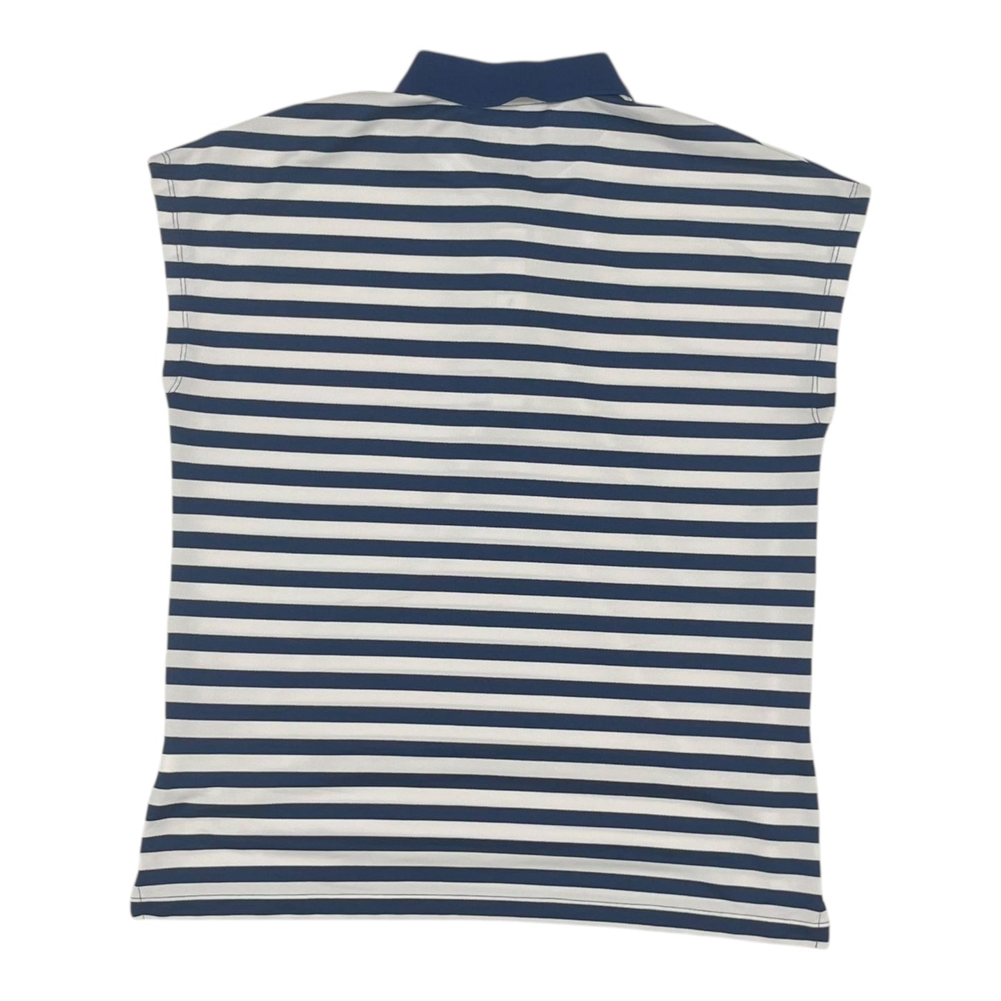 Athletic Top Ss By Nike In Blue & White, Size:M