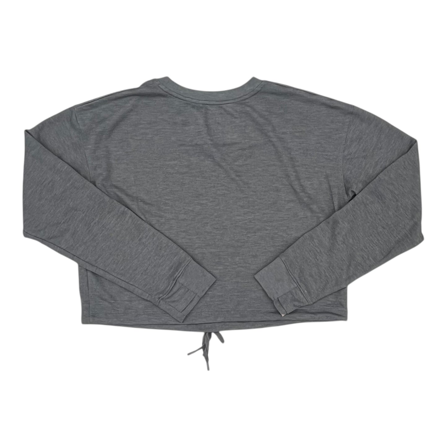 Athletic Top Ls Crewneck By Tek Gear In Grey, Size:M