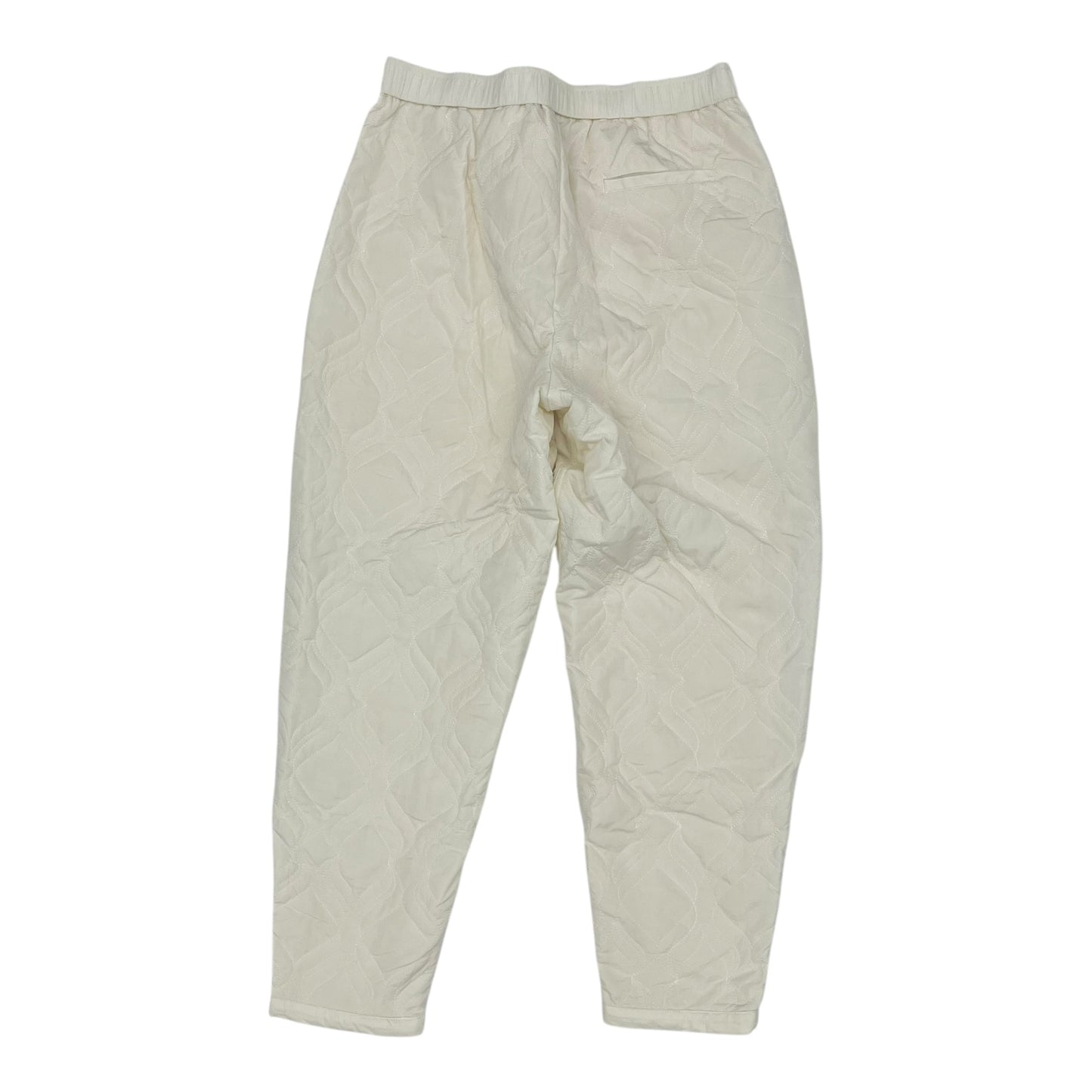 Athletic Pants By Fabletics In Cream, Size:L