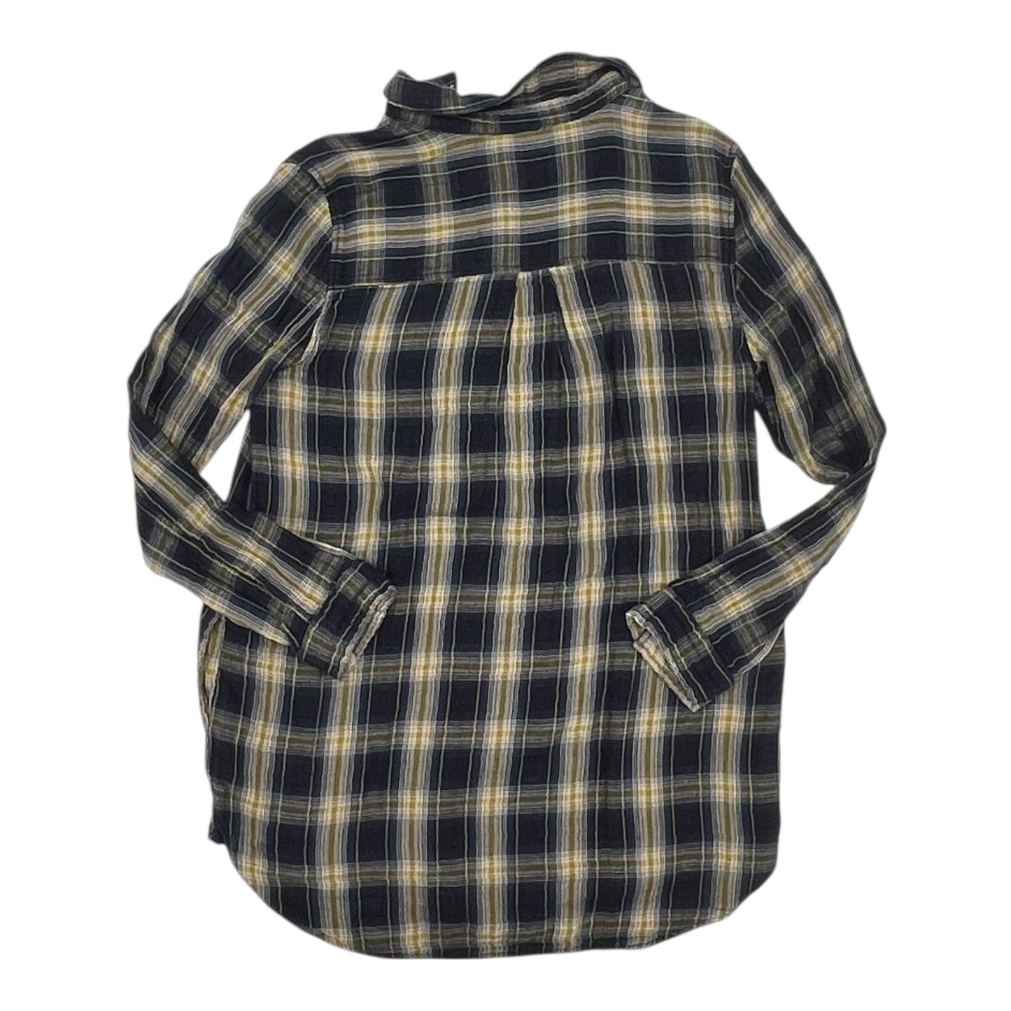 Top Ls By Bp In Plaid Pattern, Size:M