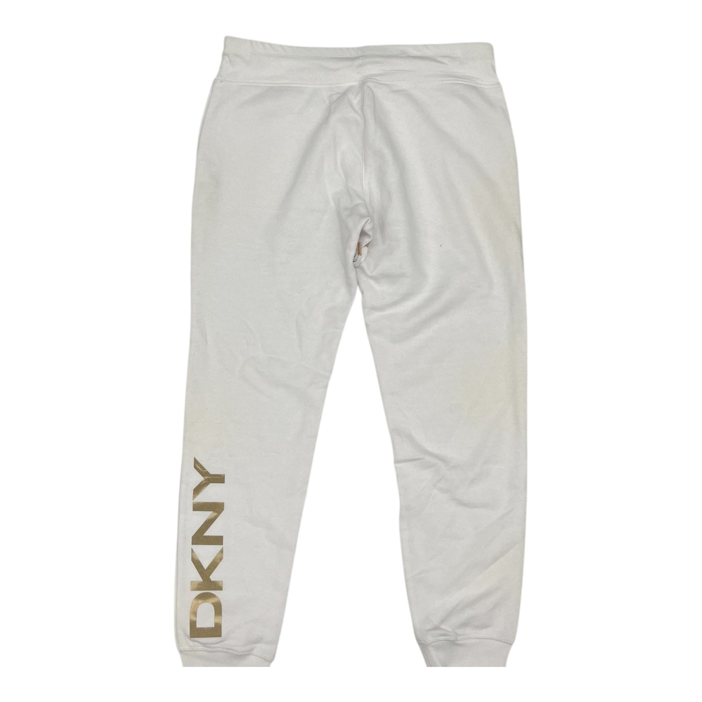 Pants Lounge By Dkny In White, Size:M