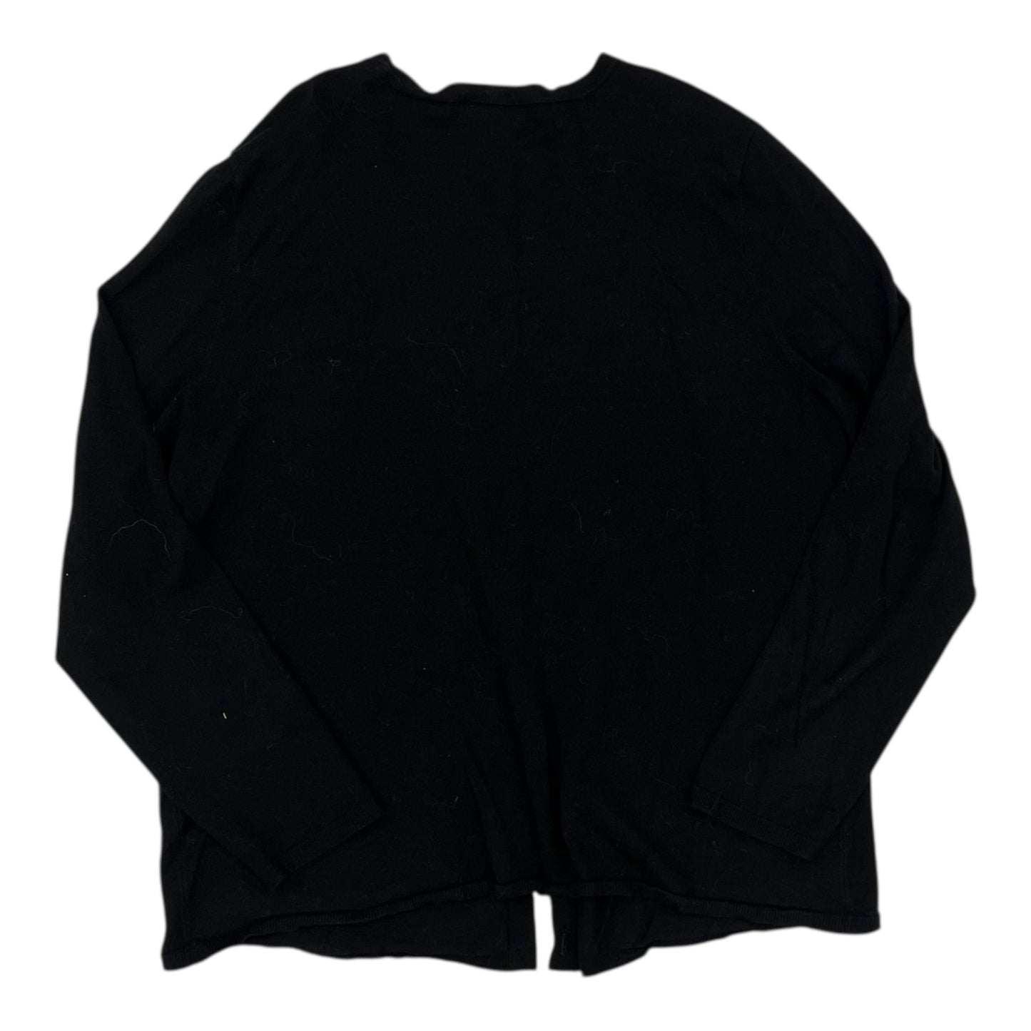 Sweater Cardigan By Chicos In Black, Size:Xl