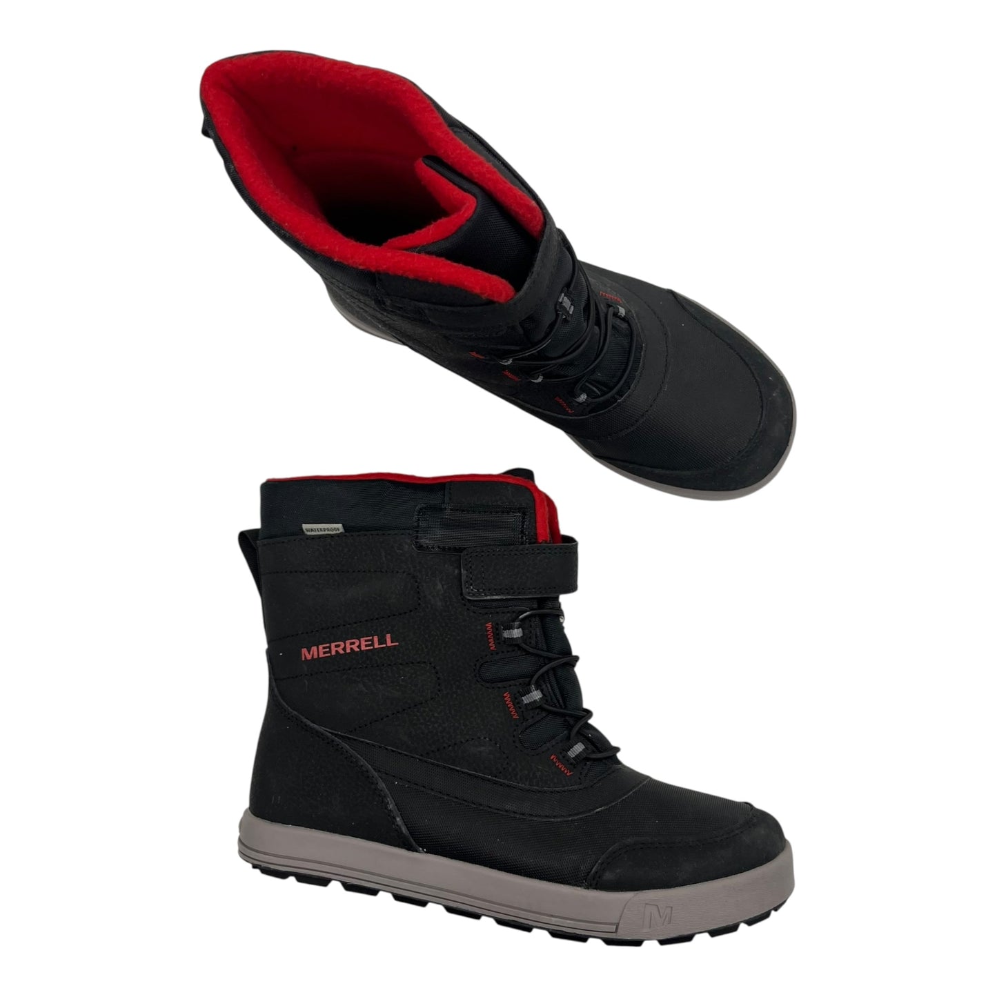 Boots Snow By Merrell In Black, Size:6