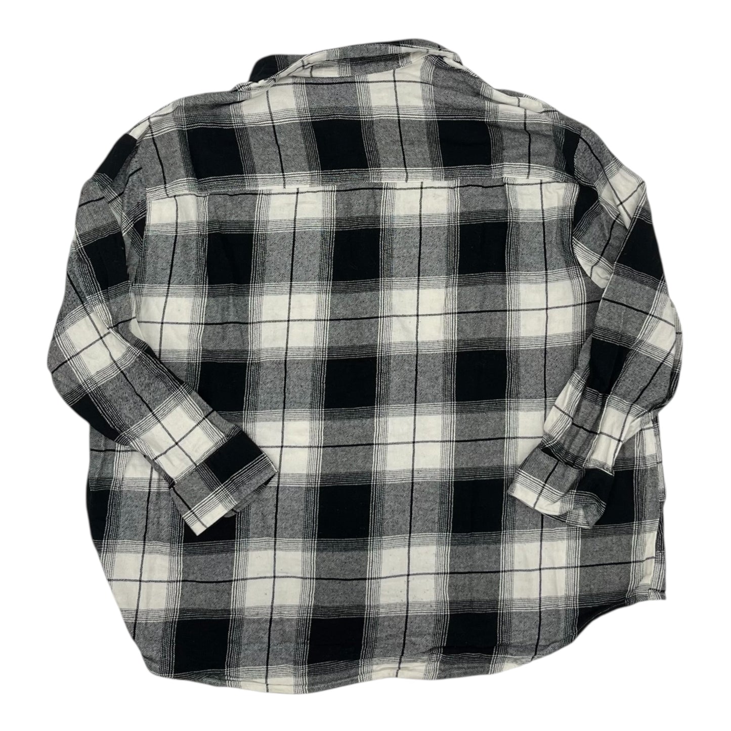 Blouse Ls By Old Navy In Black & White, Size:Xxl