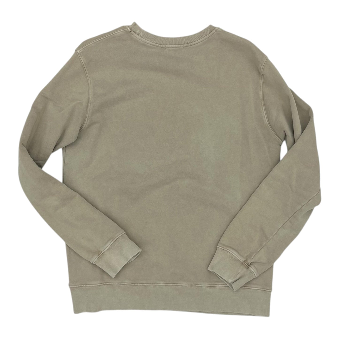 Sweatshirt Crewneck By Clothes Mentor In Tan, Size:L