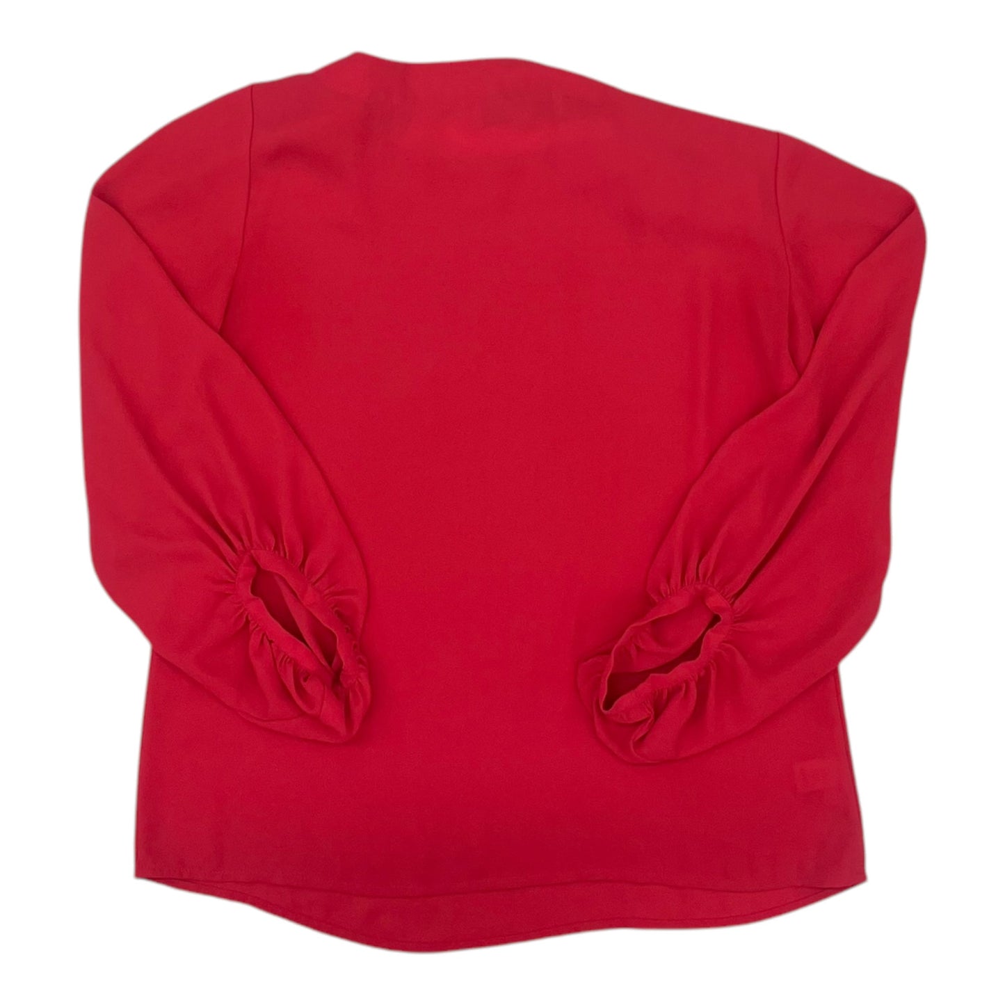 Blouse Ls By Loft In Pink, Size:Xs