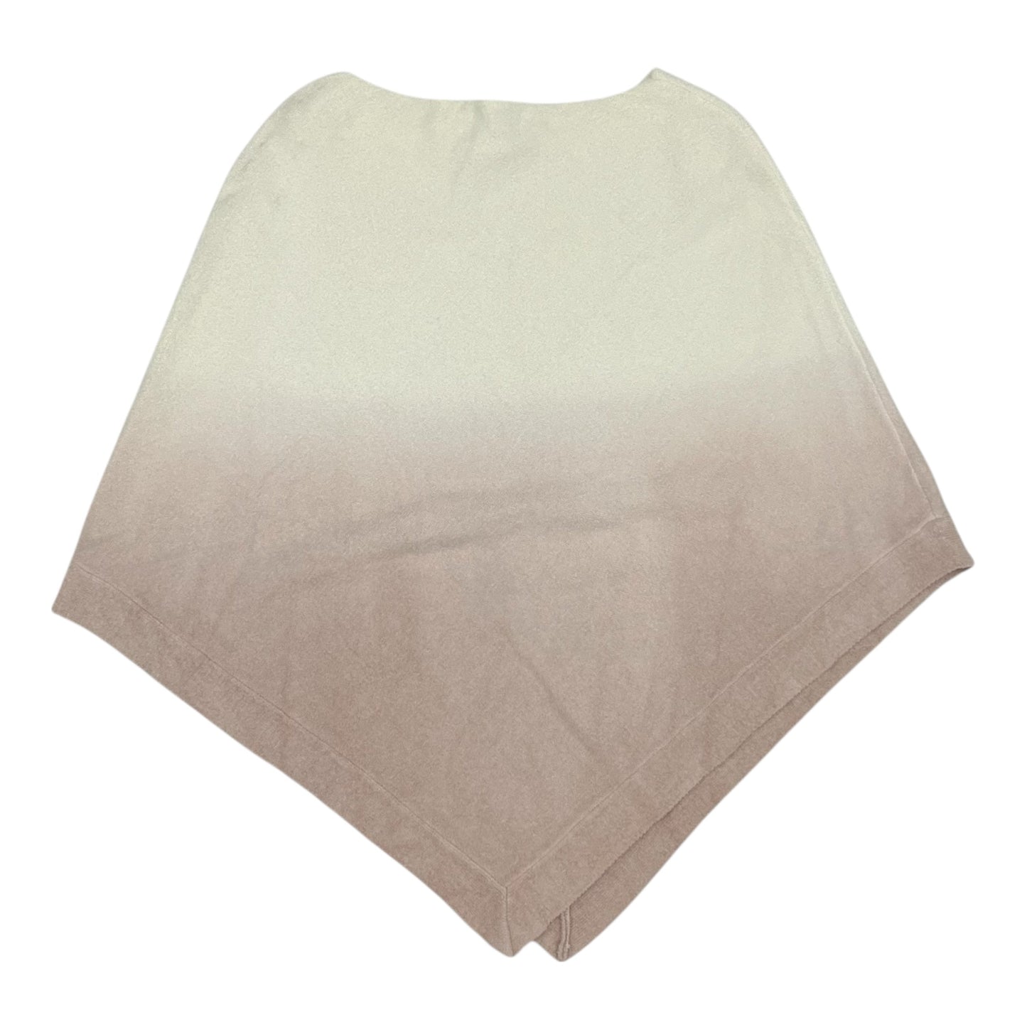 Poncho By Barefoot Dreams In Cream & Pink, Size:Osfm