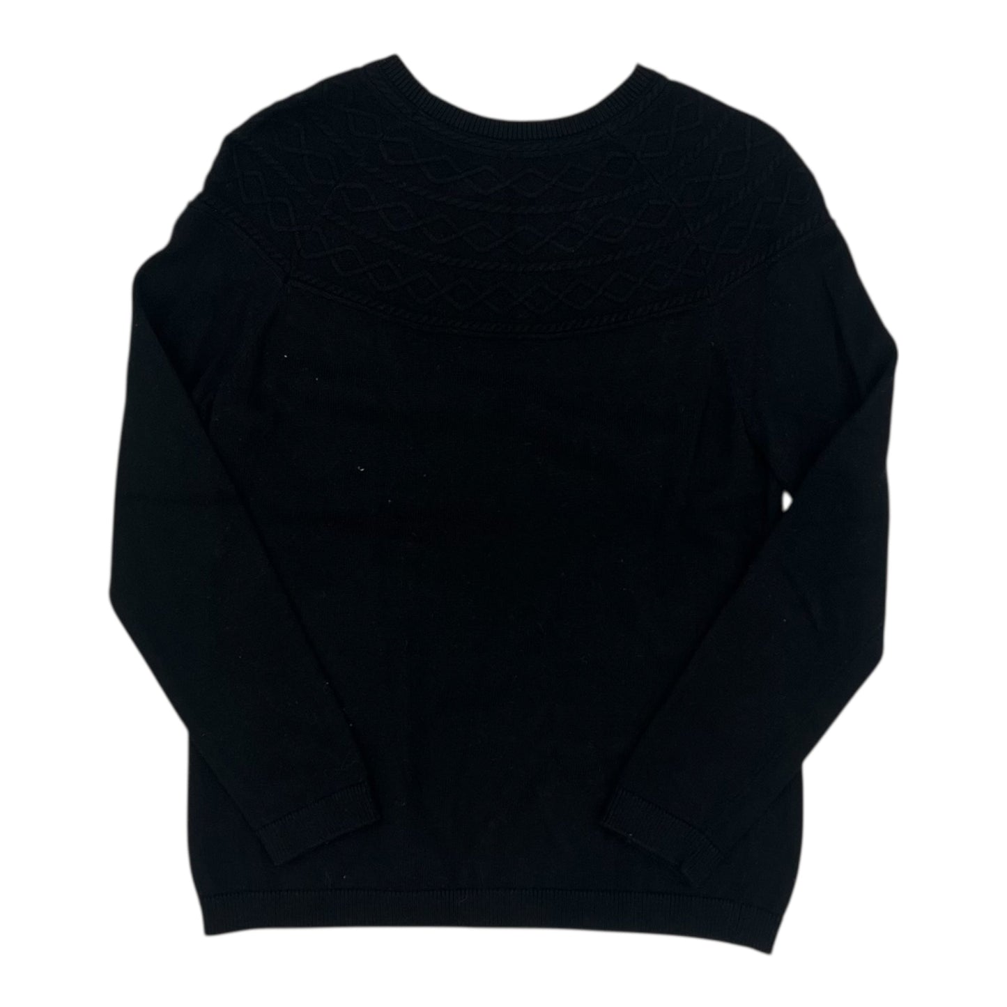 Sweater By Talbots In Black, Size:L
