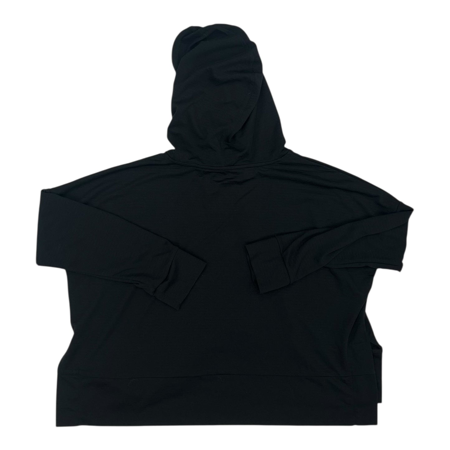 Athletic Top Ls Hoodie By Mondetta In Black, Size:M
