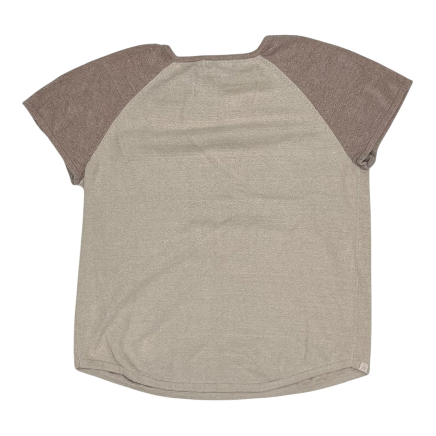 Athletic Top Ss By Barefoot Dreams In Tan, Size:L