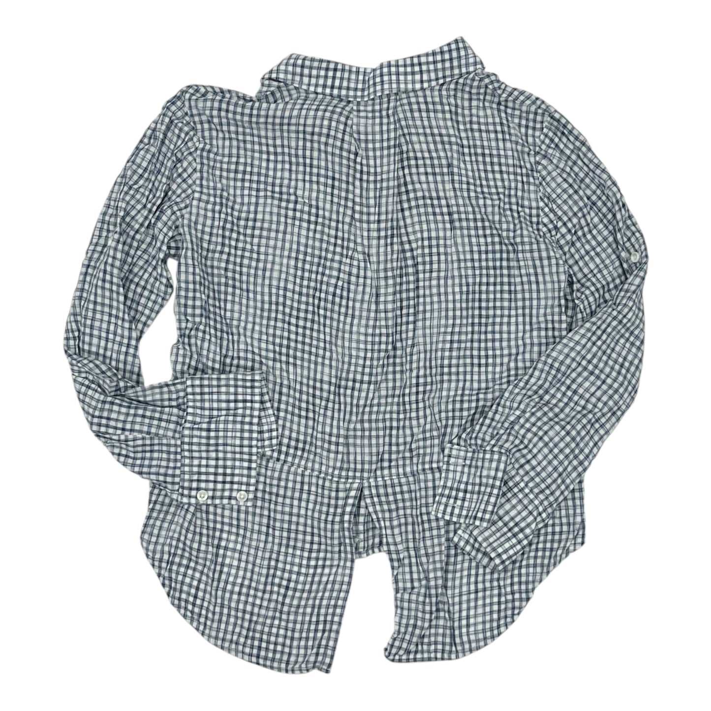 Top Ls By Cloth & Stone In Blue & Cream, Size:M