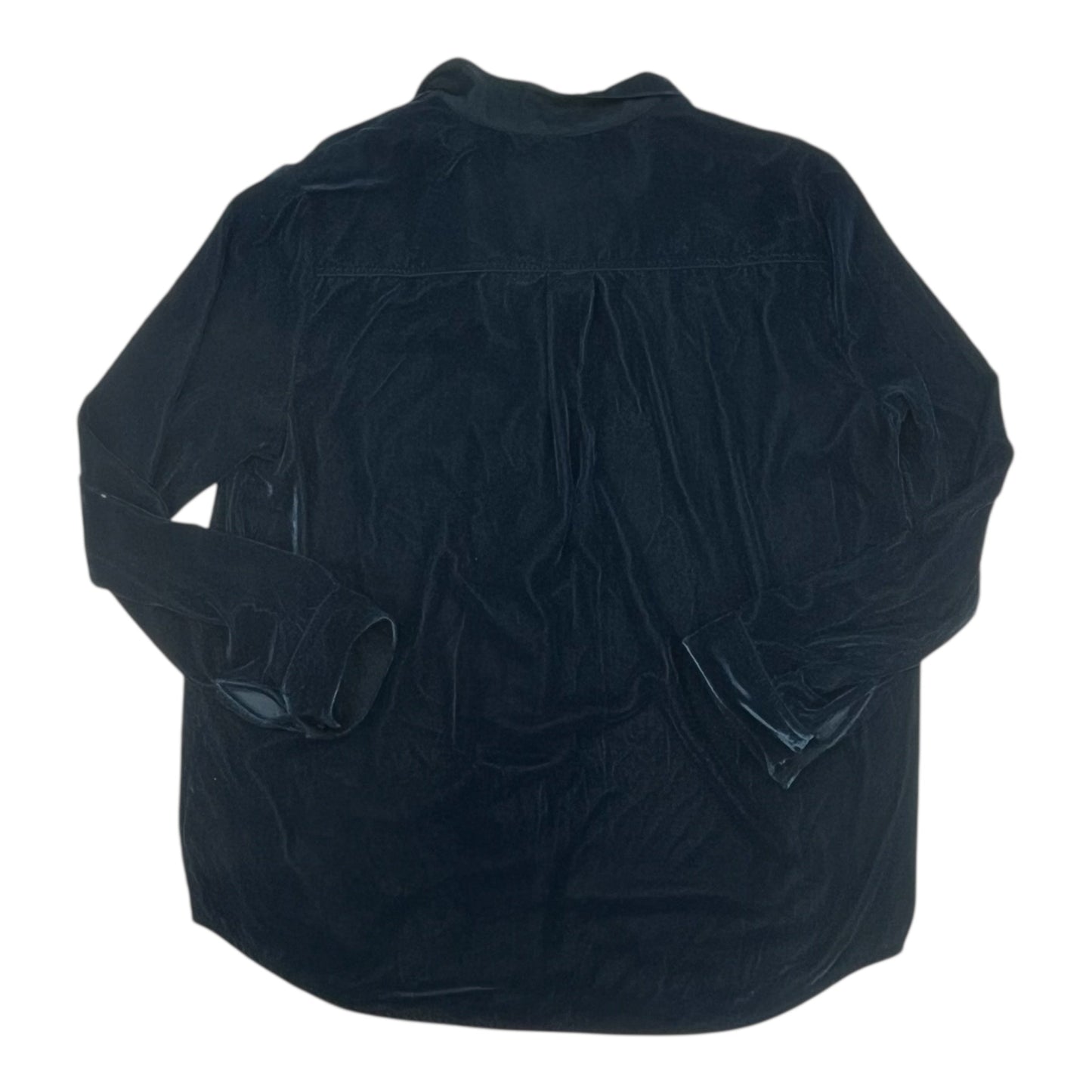 Blouse Ls By Gap In Blue, Size:Xl