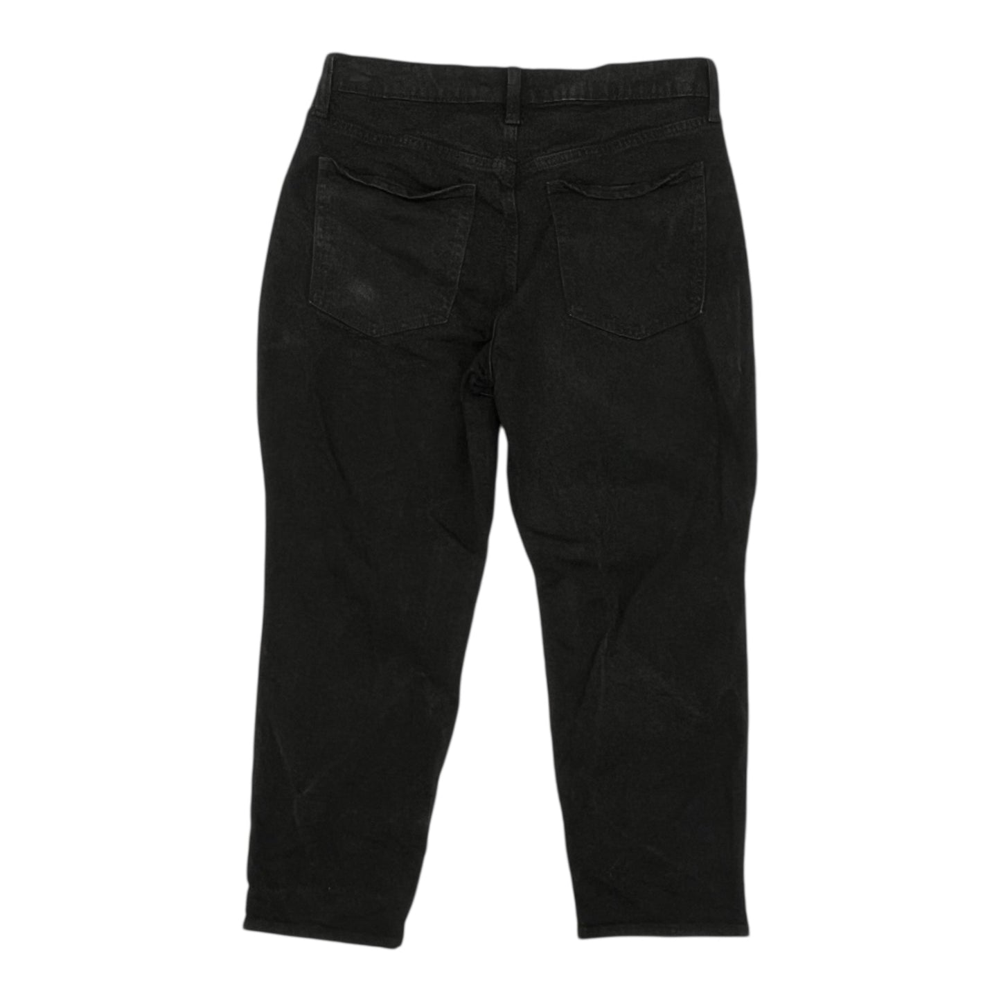 Jeans Straight By Old Navy In Black Denim, Size:12P