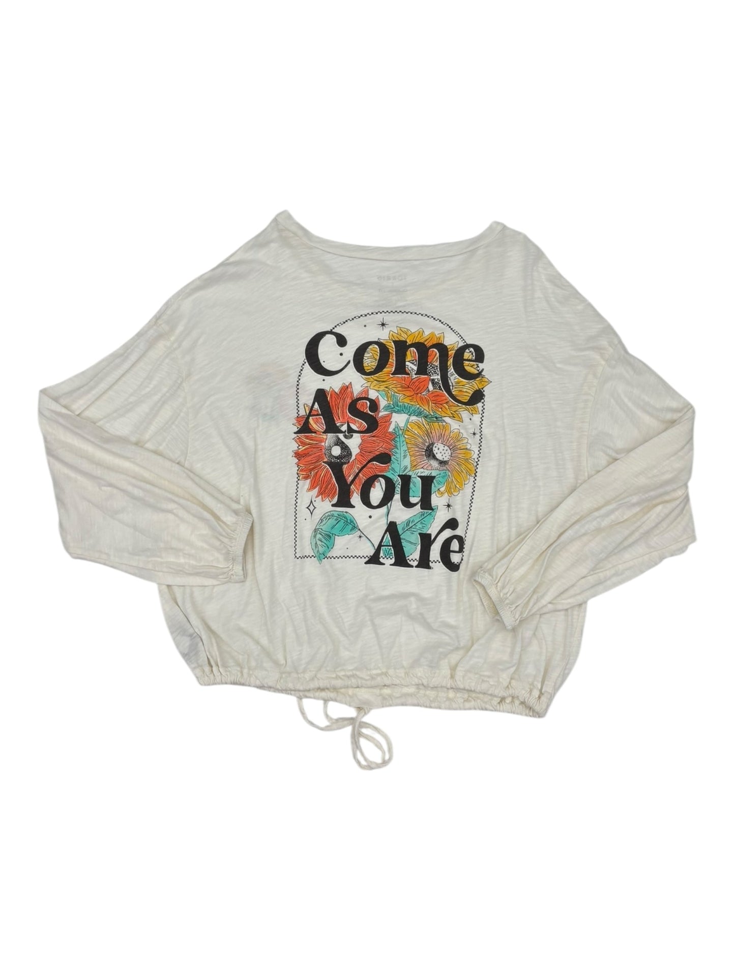 Top Ls By Torrid In Cream, Size:1X