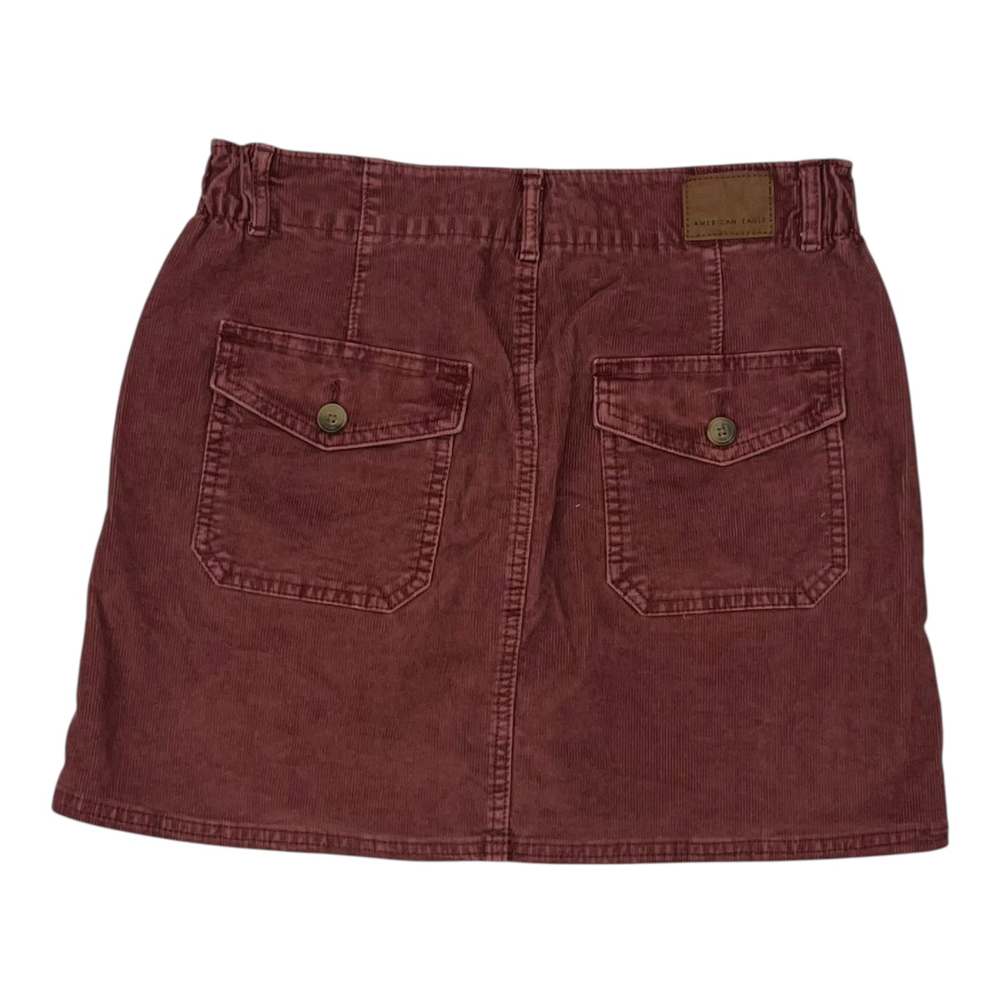 Skirt Mini & Short By American Eagle In Maroon, Size:4