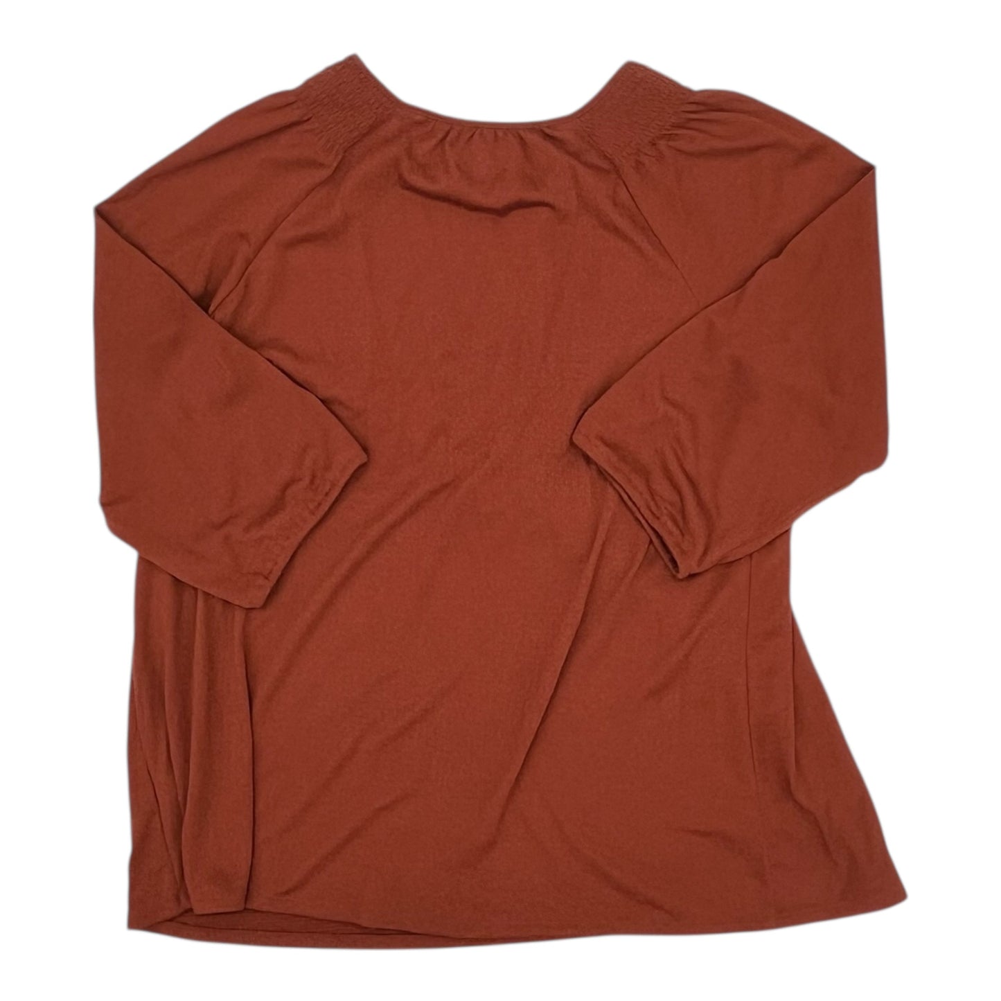 Mat Top Ls By A Glow In Orange, Size:Xl