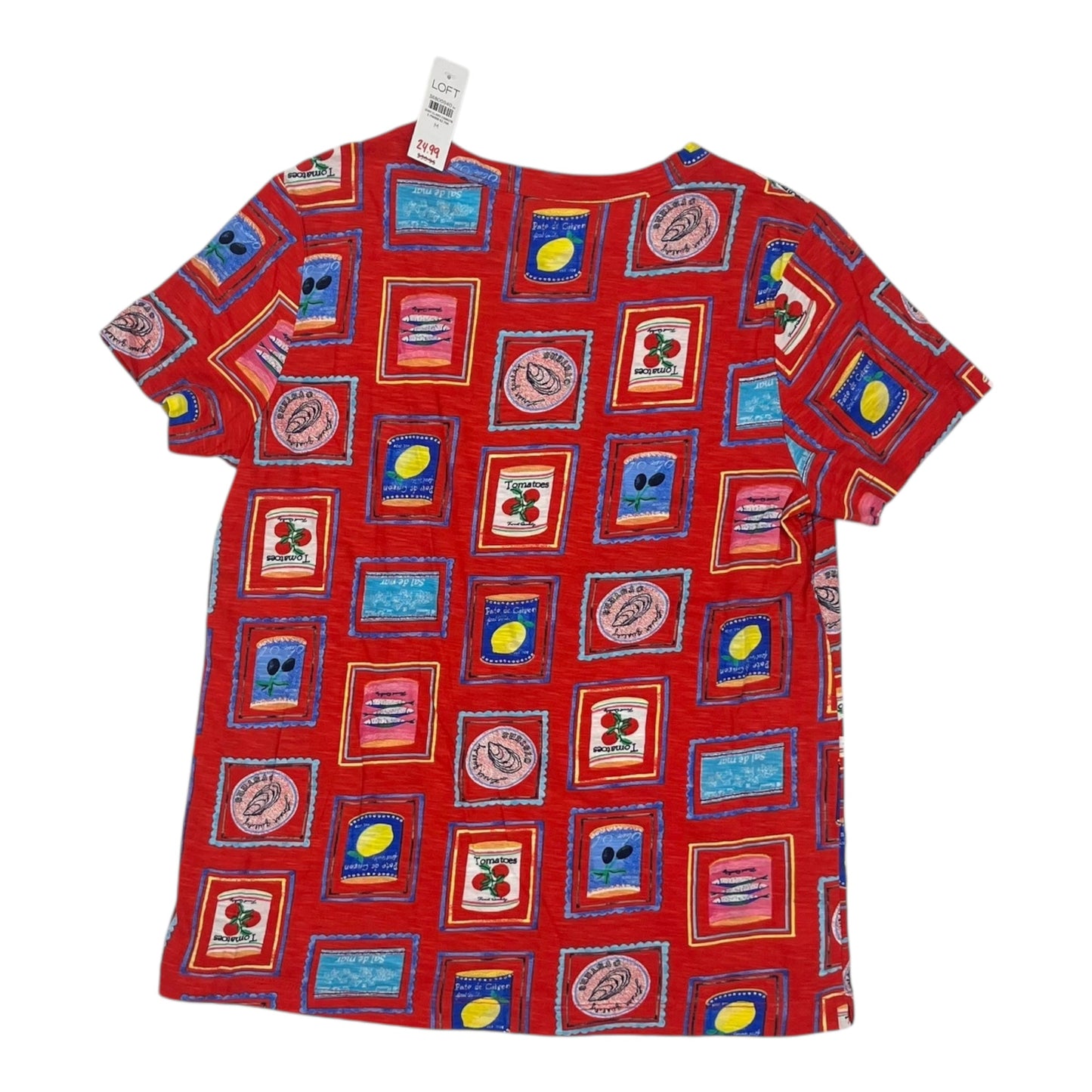 Top Ss By Loft In Red, Size:M