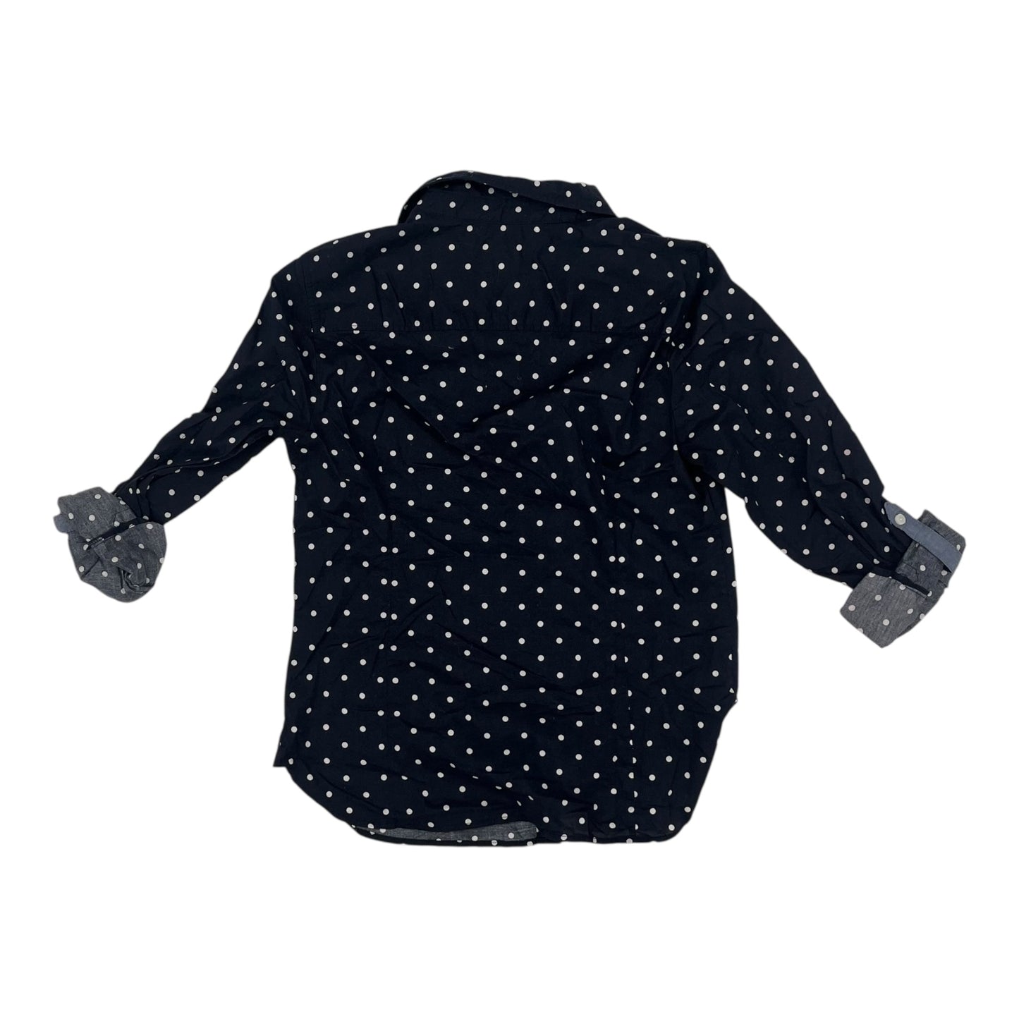 Blouse 3/4 Sleeve By Tommy Hilfiger In Blue & White, Size:Xs