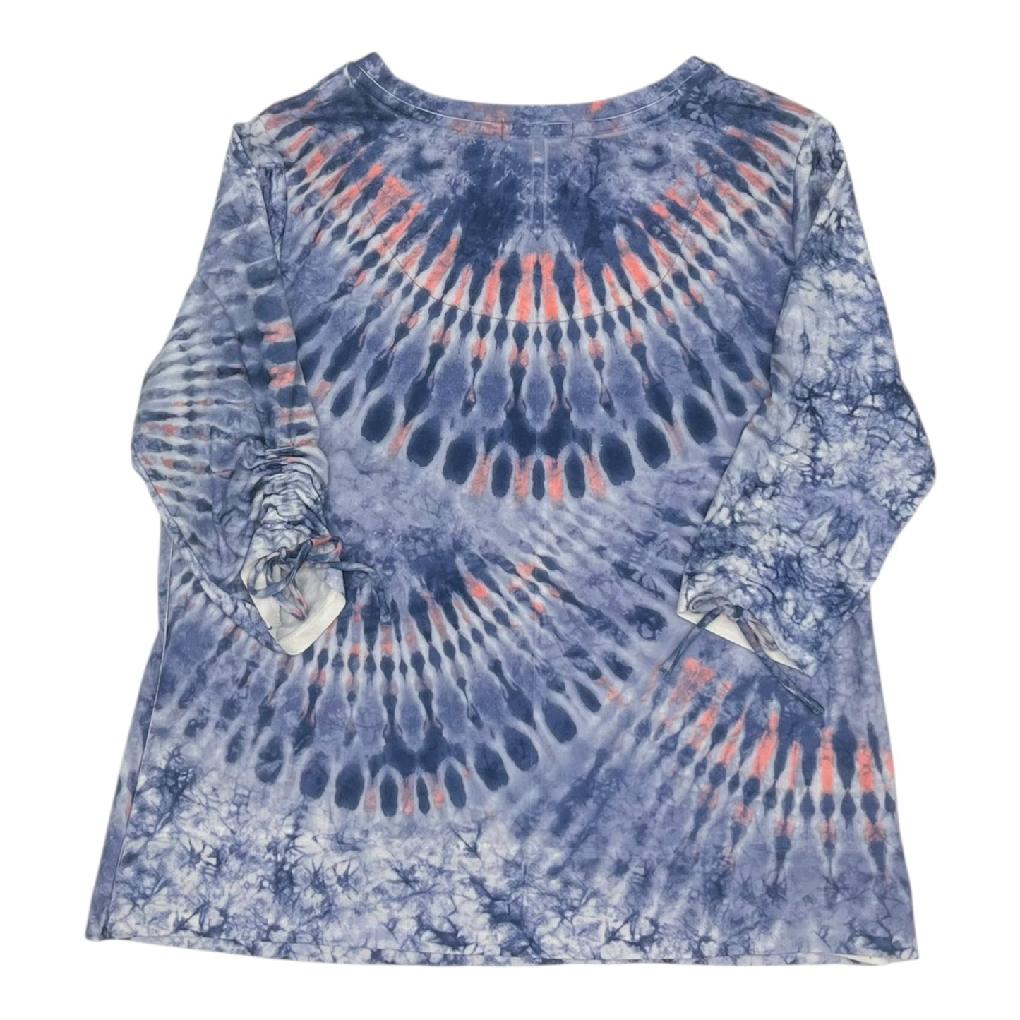 Top 3/4 Sleeve By Christopher And Banks In Blue, Size:Lp