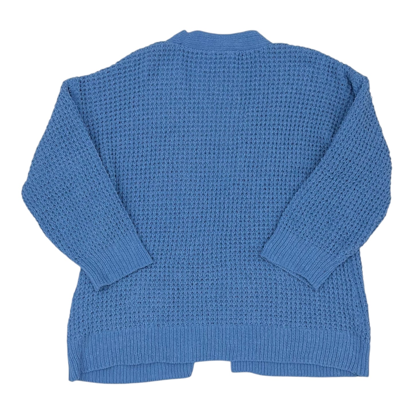 Sweater Cardigan By Time And Tru In Blue, Size:Xl