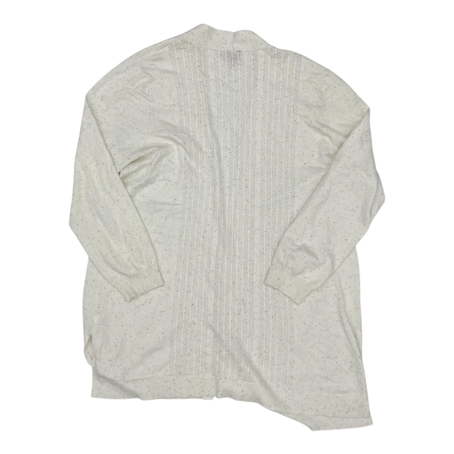 Cardigan By Lee In Cream, Size:1X