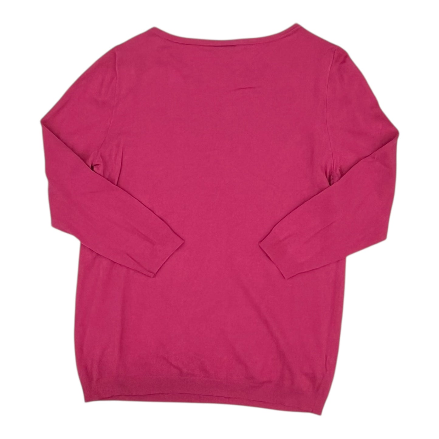 Sweater By Ann Taylor In Pink, Size:L
