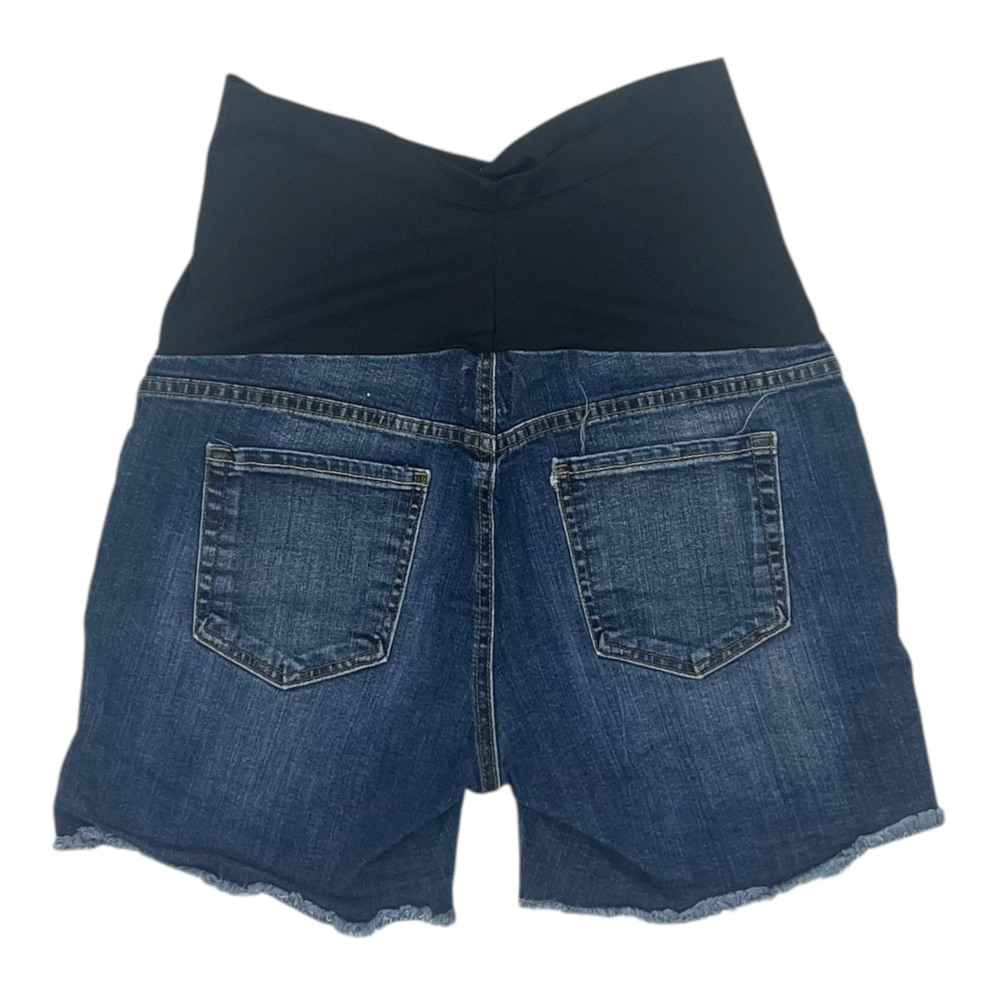 Mat Shorts By Just Black In Blue Denim, Size:8