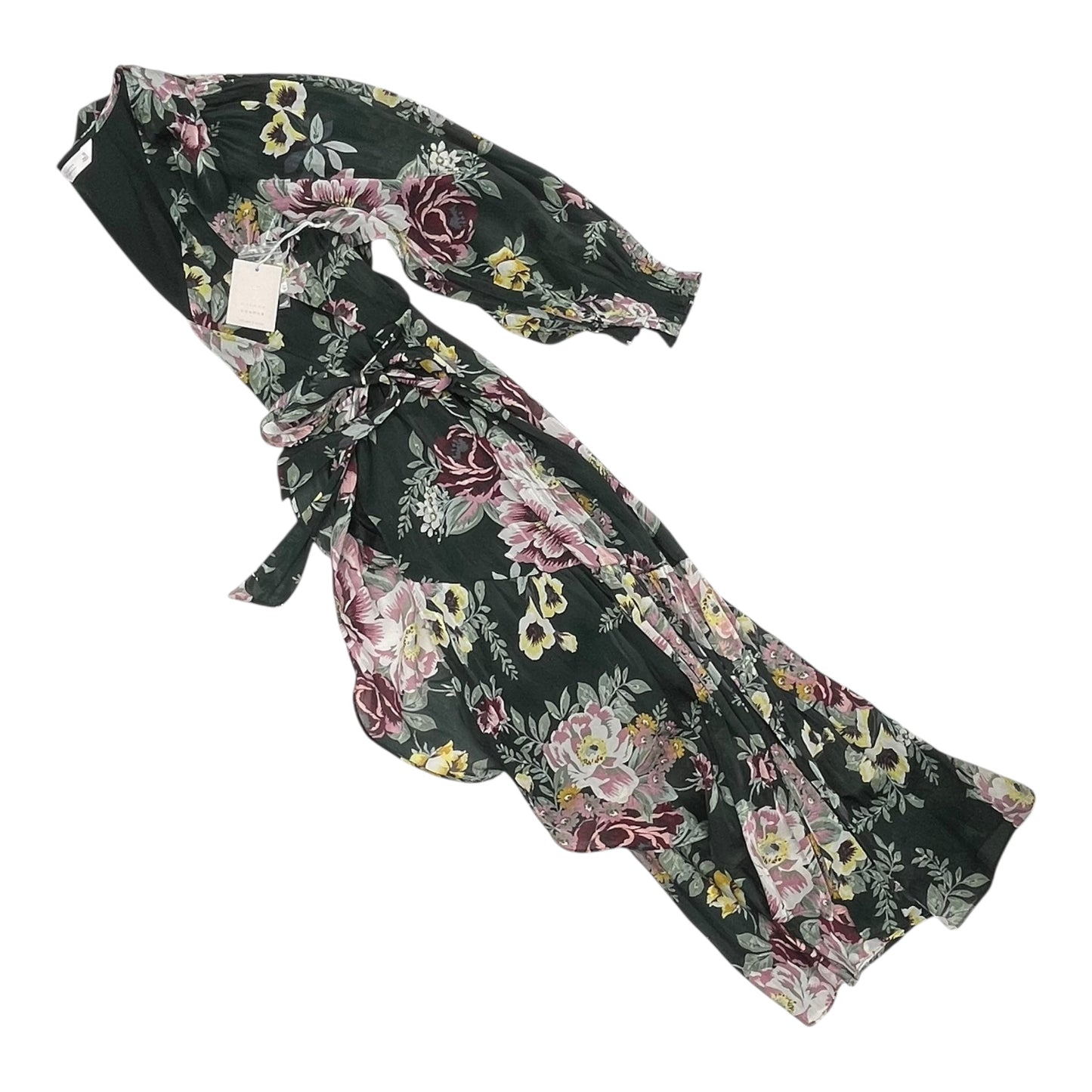 Dress Party Midi By Lc Lauren Conrad In Green, Size:1X