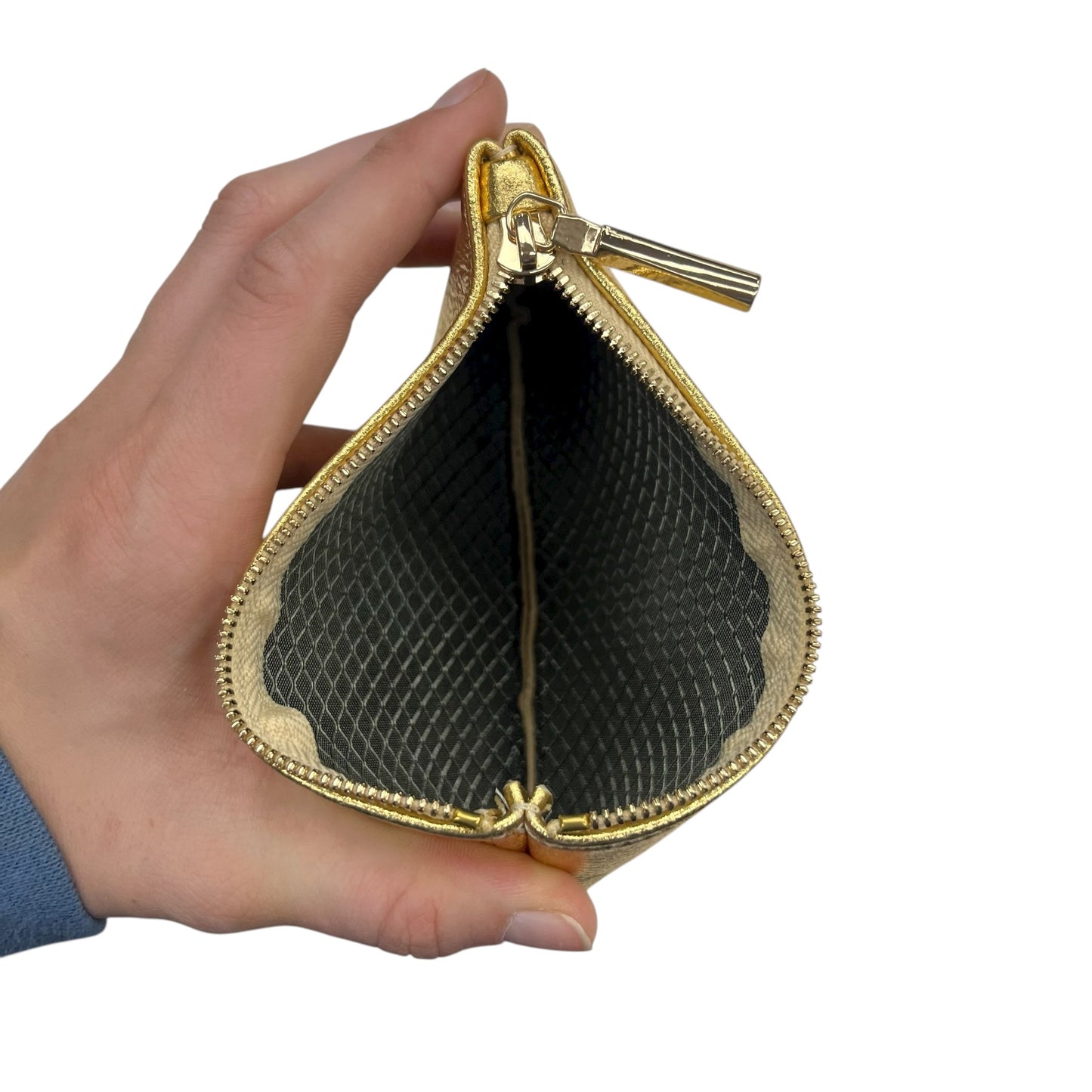 Coin Purse By Clothes Mentor In Gold, Size:Small