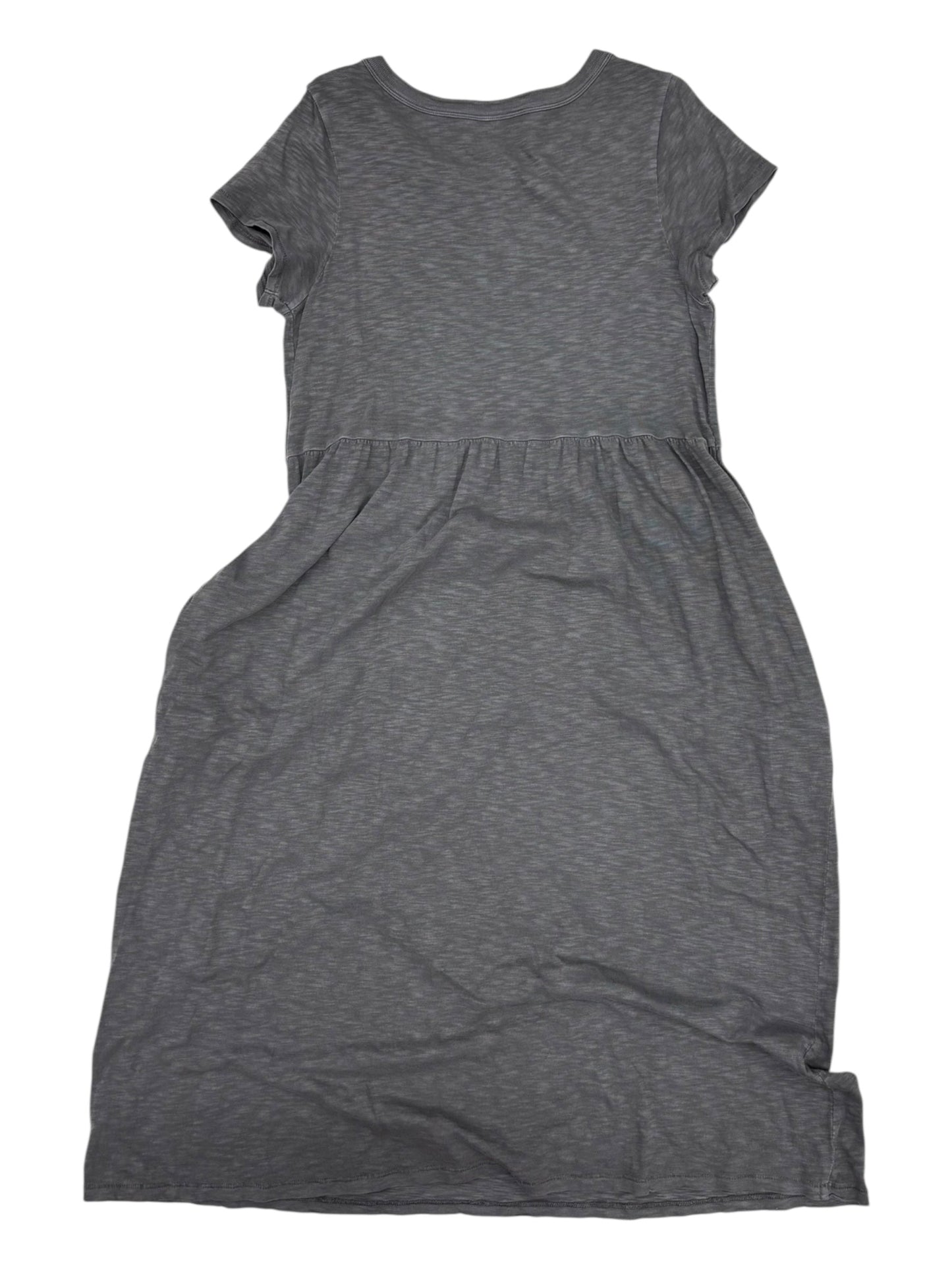Dress Casual Midi By Universal Thread In Grey, Size:M