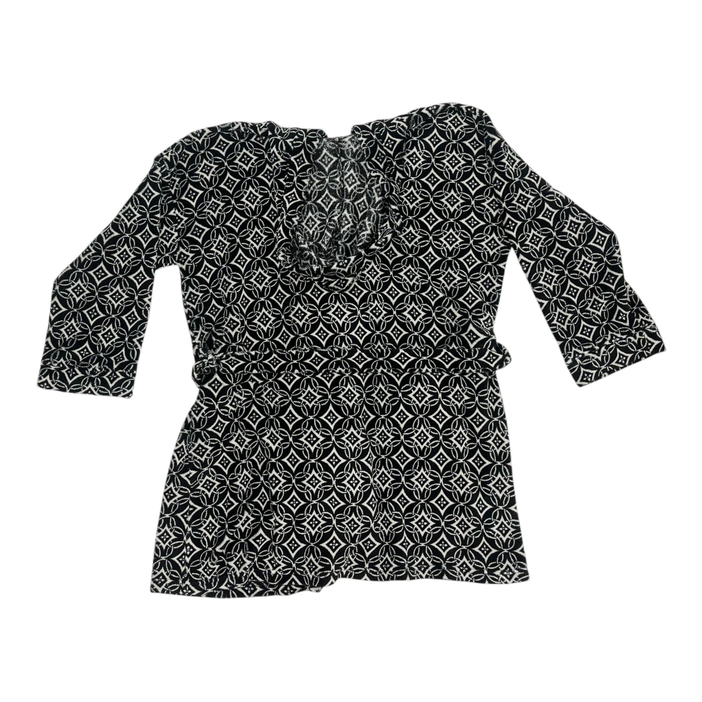 Robe By Vera Bradley In Black & White, Size:L