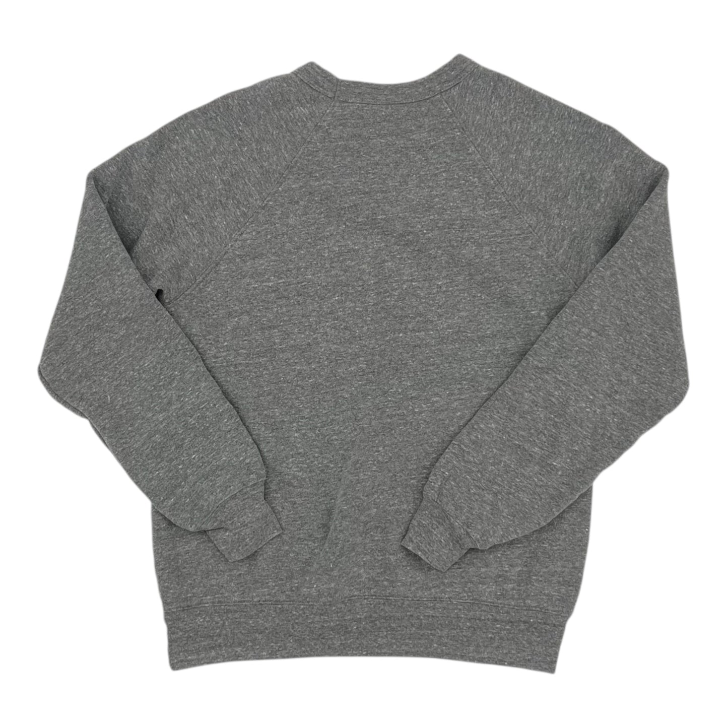 Athletic Sweatshirt Crewneck By Bella + Canvas In Grey, Size:S