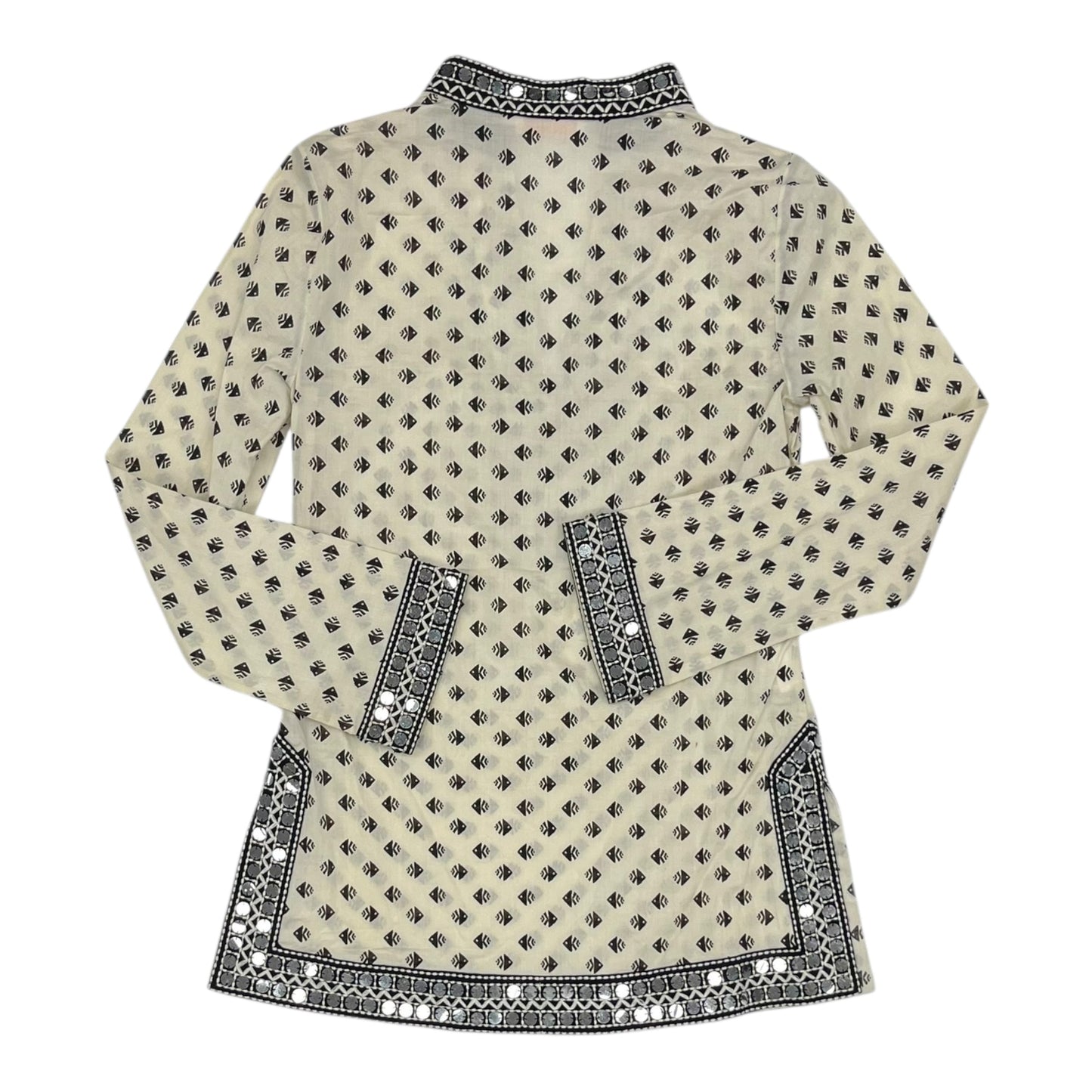 Tunic Designer By Tory Burch In Cream, Size:S