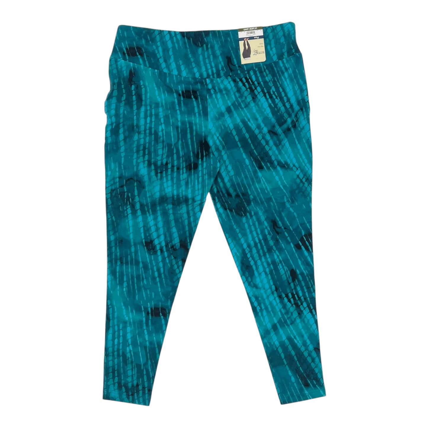 Pants Leggings By Terra & Sky In Green, Size:1X