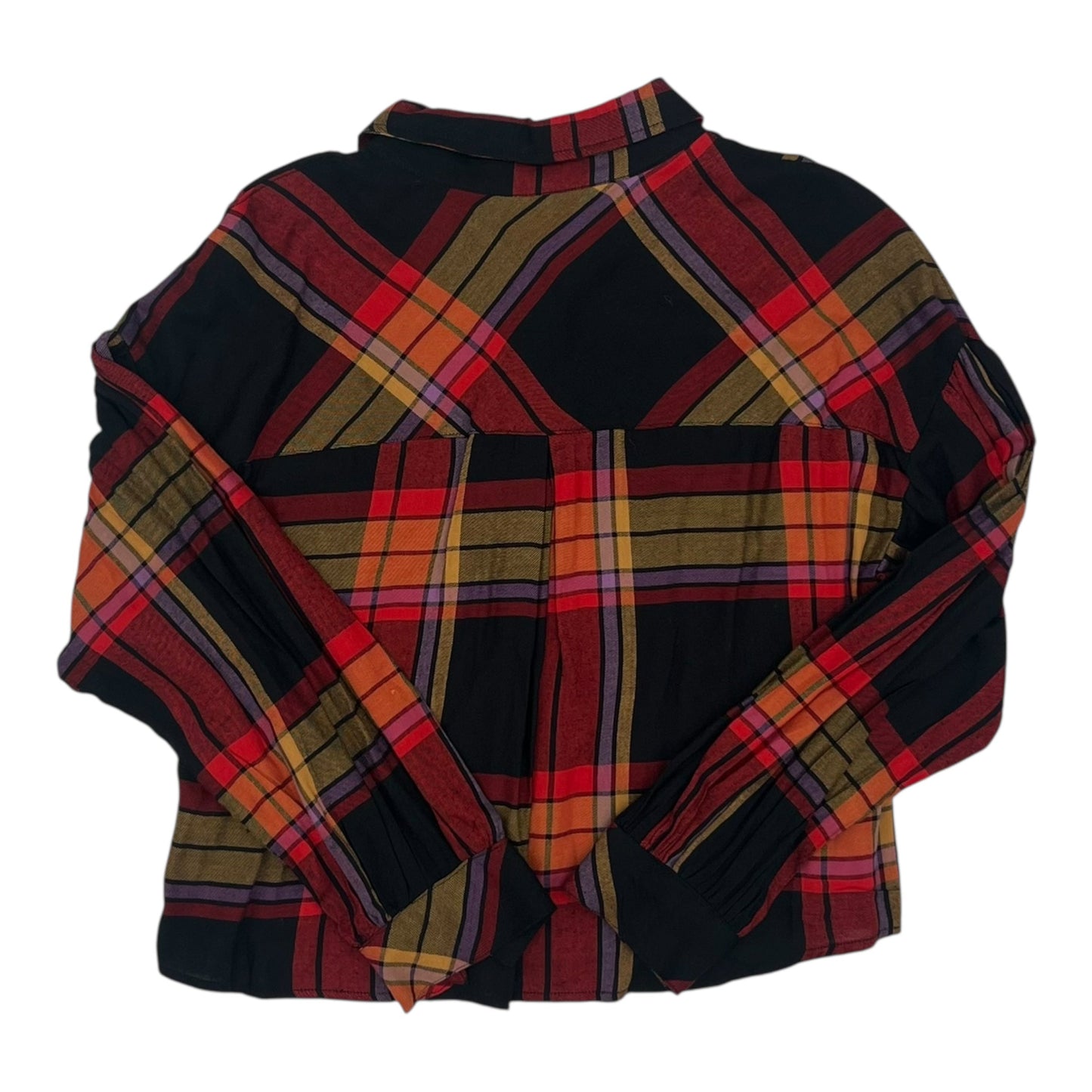 Blouse Ls By Sanctuary In Plaid Pattern, Size:S