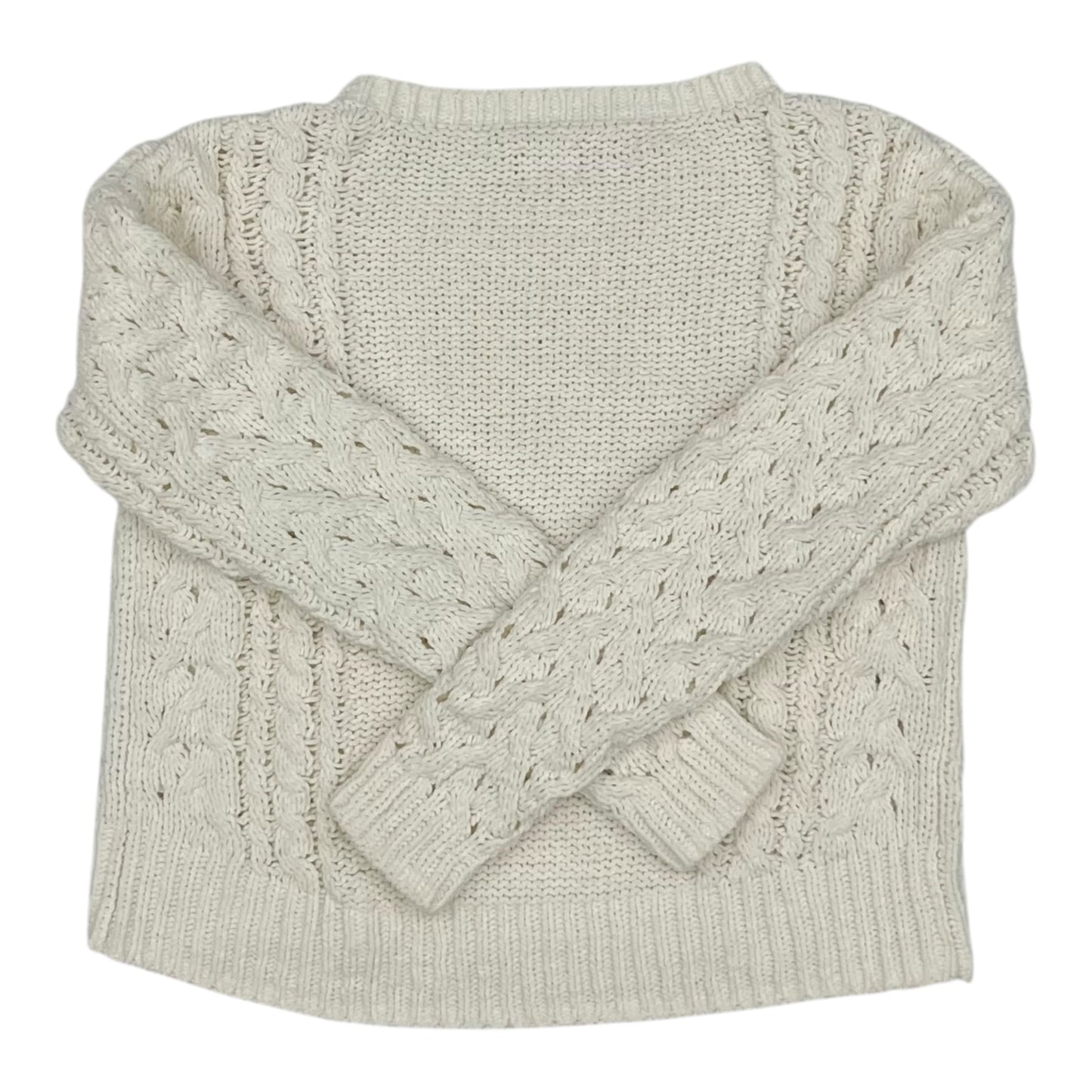 Sweater By Clothes Mentor In Cream, Size:S