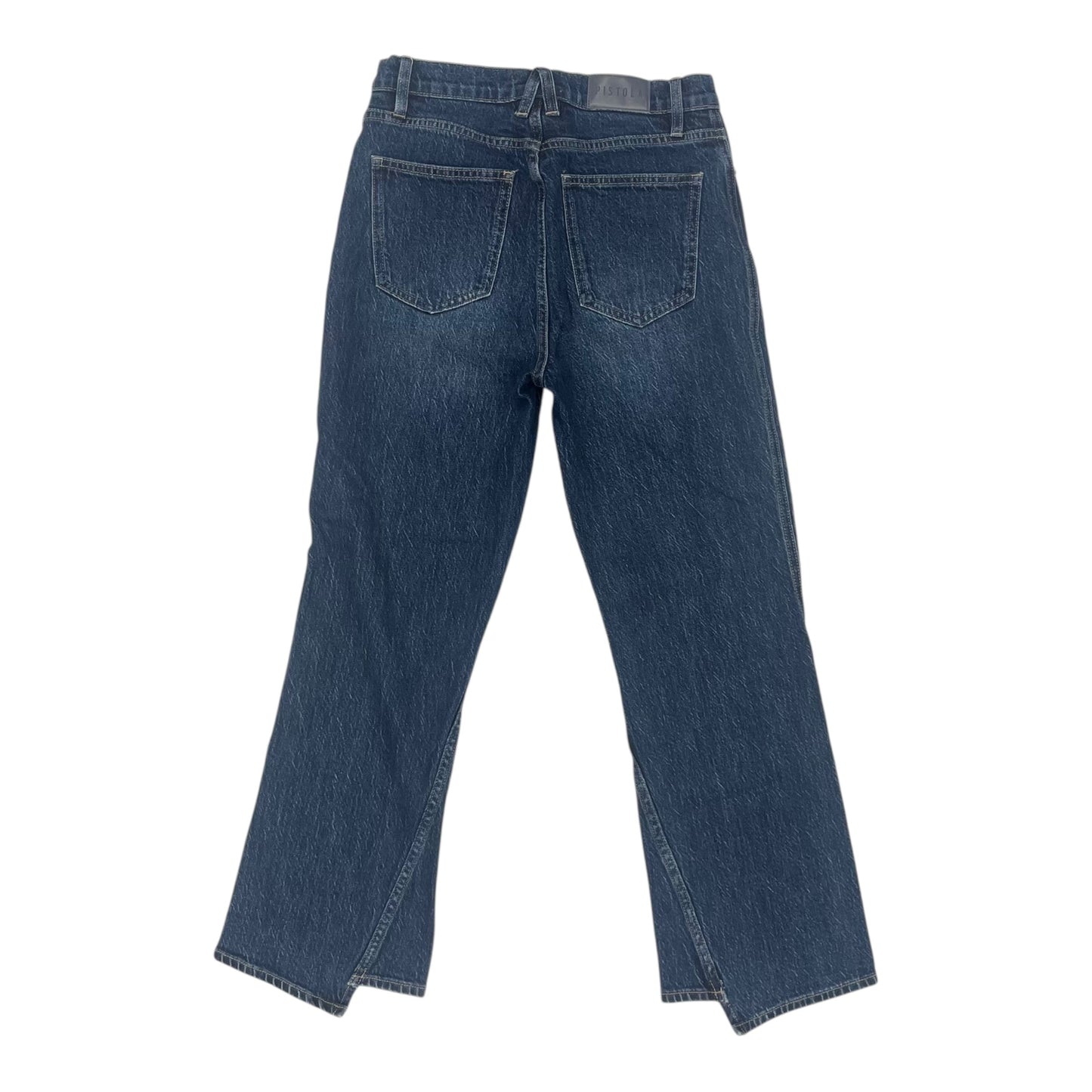 Jeans Cropped By Pistola In Blue Denim, Size:4