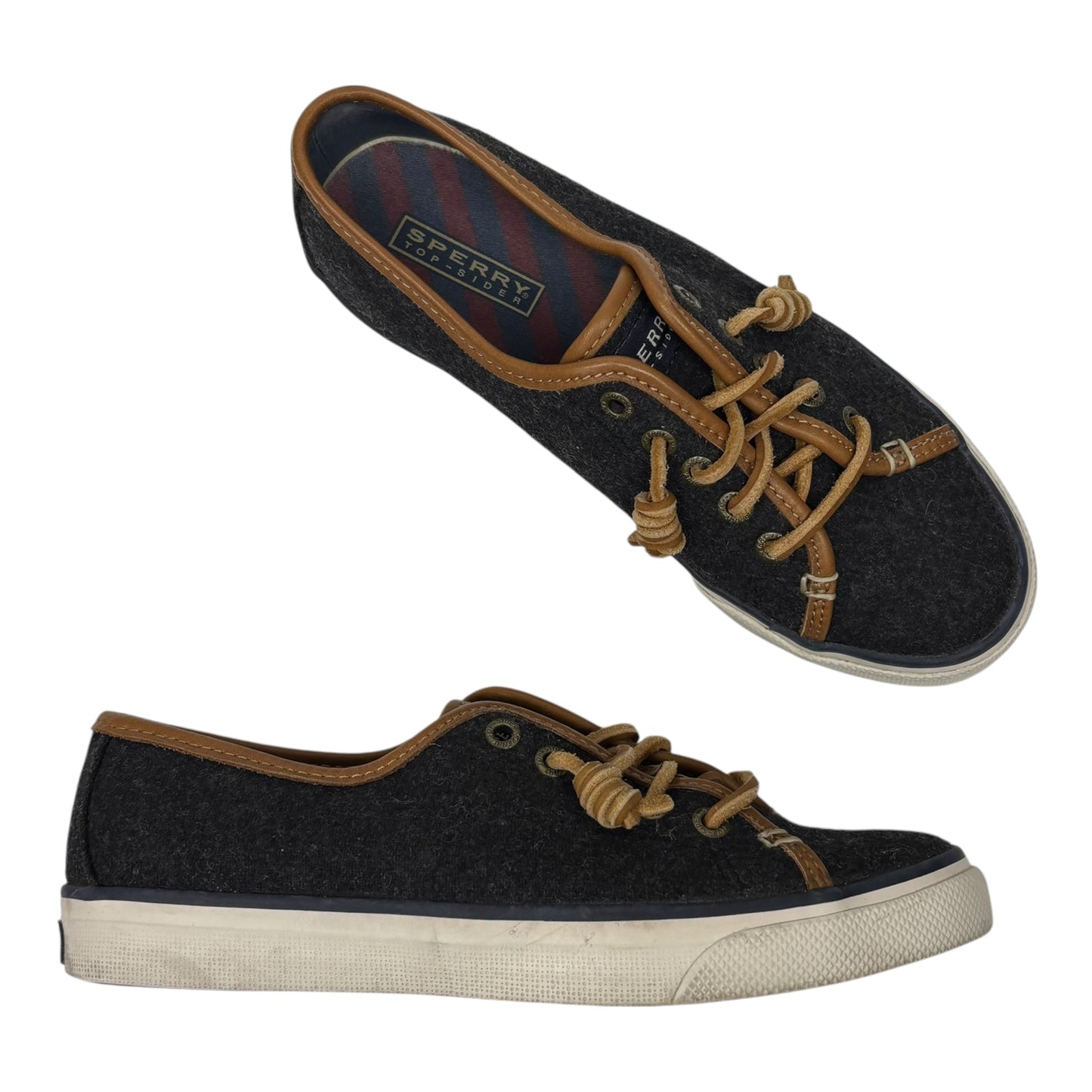 Shoes Flats By Sperry In Grey, Size:7