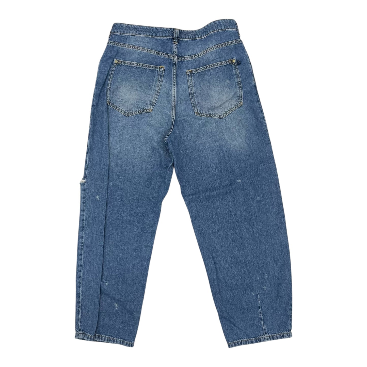 Jeans Boyfriend By Pilcro In Blue Denim, Size:12