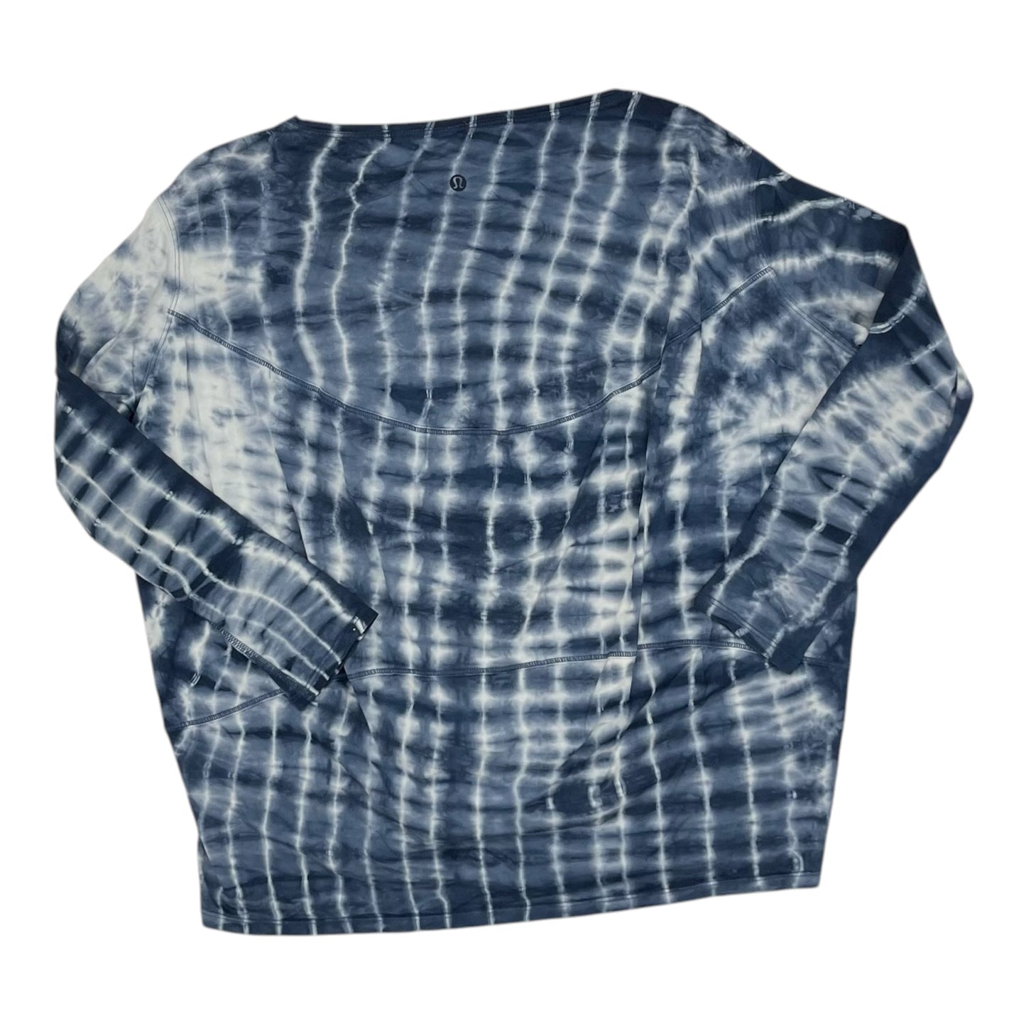 Athletic Top Ls Collar By Lululemon In Blue, Size:M