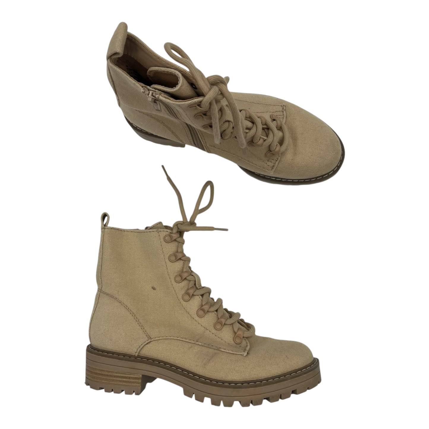 Boots Ankle Flats By Universal Thread In Tan, Size:6