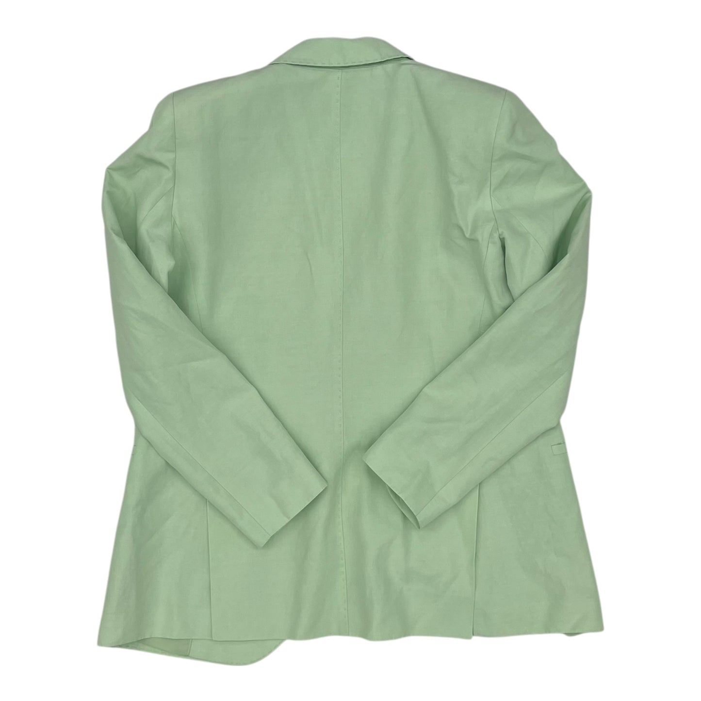 Blazer Designer By Lafayette 148 In Green, Size:L