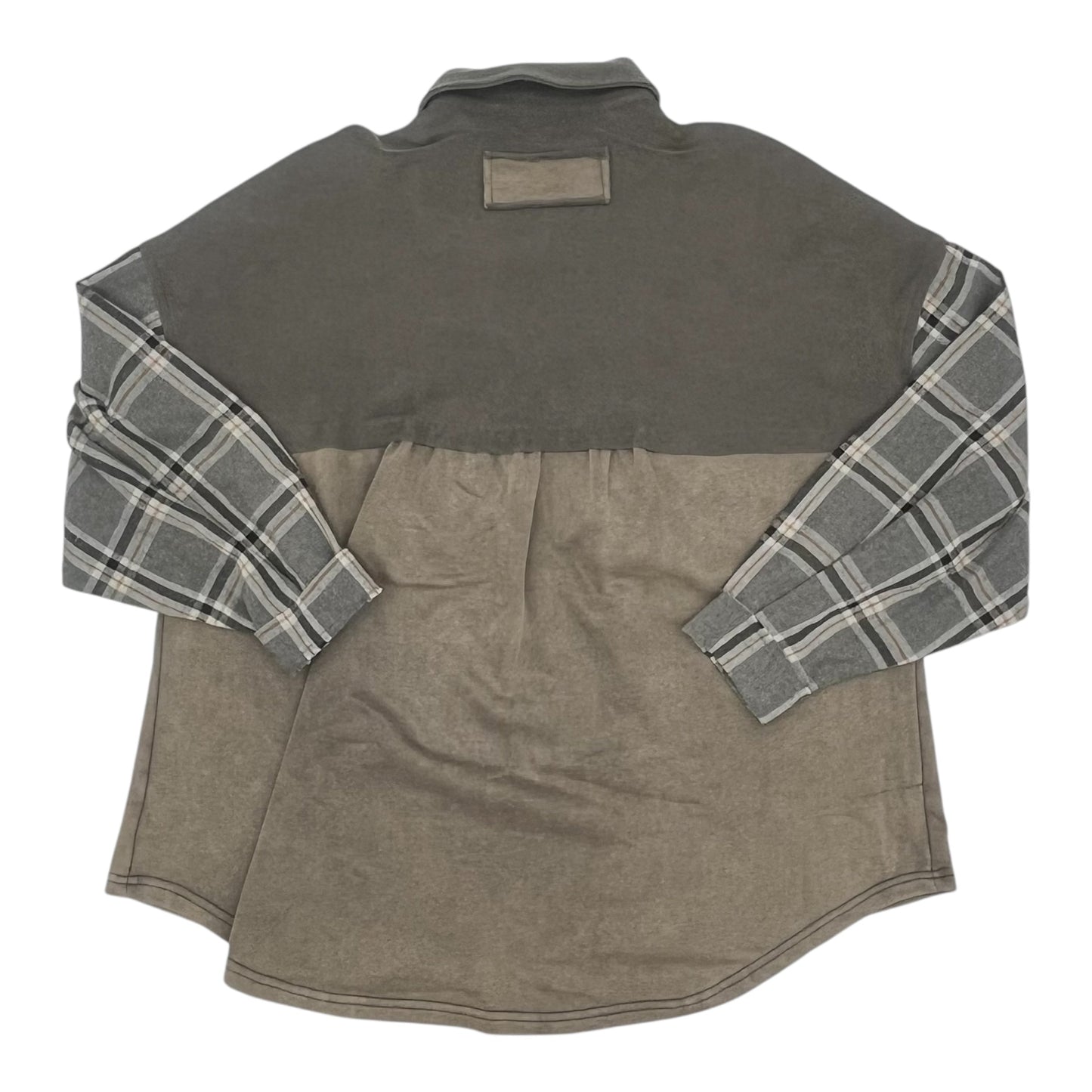 Jacket Shirt By Pol In Green, Size:S